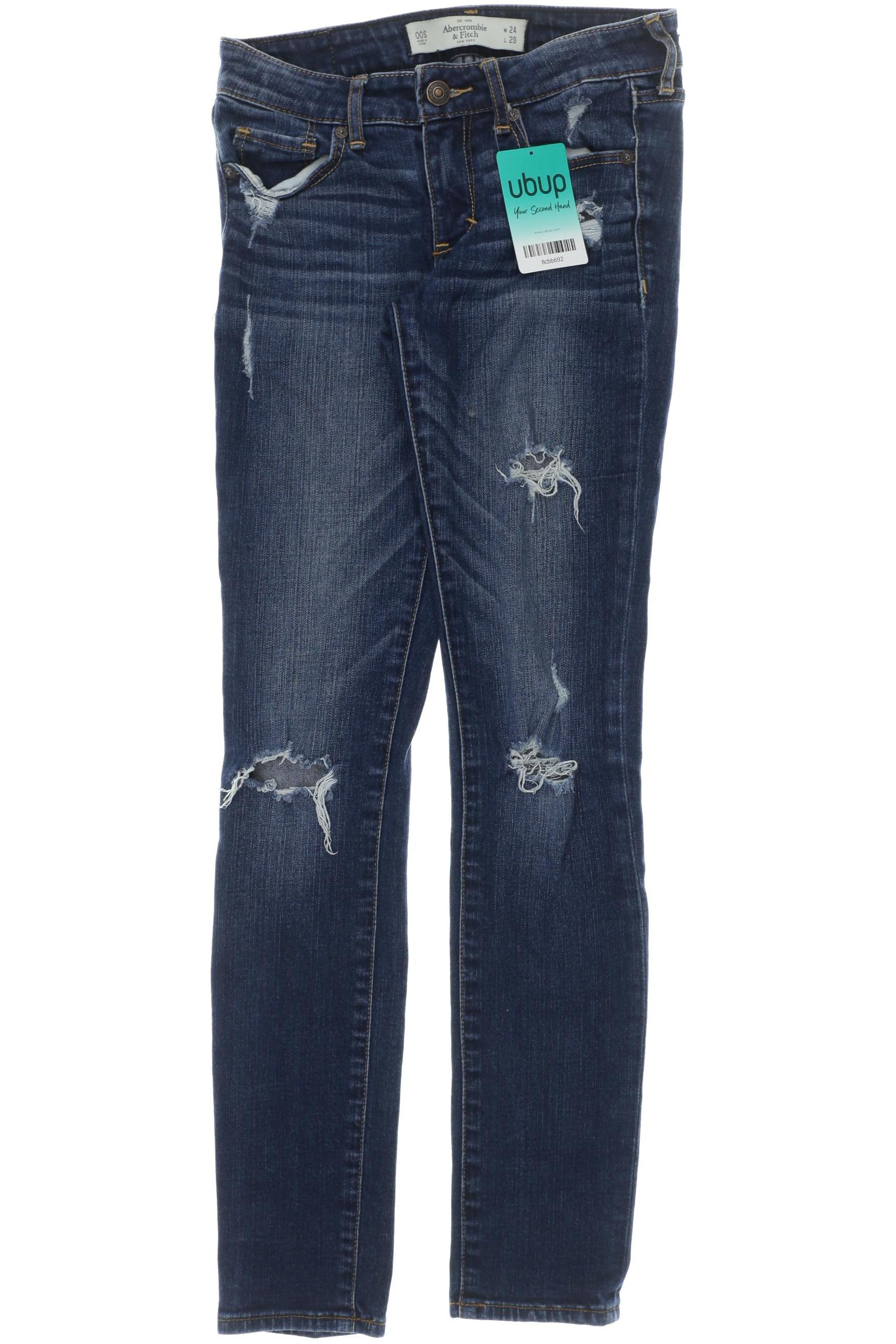 

Abercrombie & Fitch Damen Jeans, blau, Gr. 24