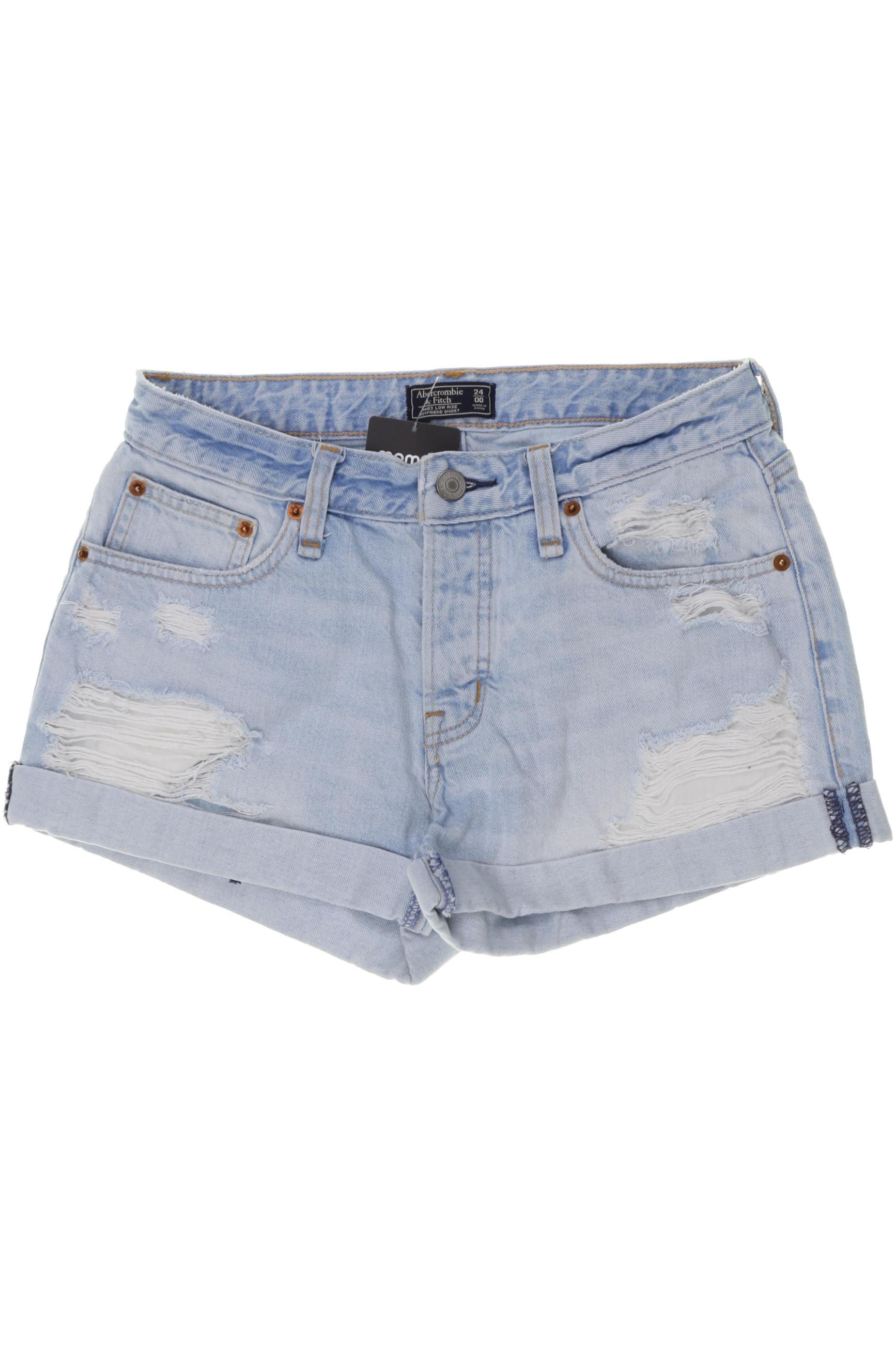 

Abercrombie & Fitch Damen Shorts, blau, Gr. 24