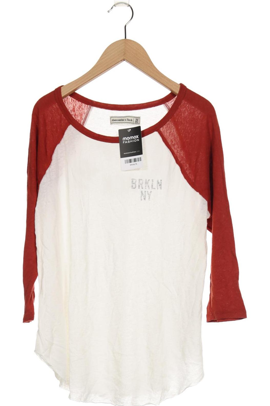 

Abercrombie & Fitch Damen Langarmshirt, weiß