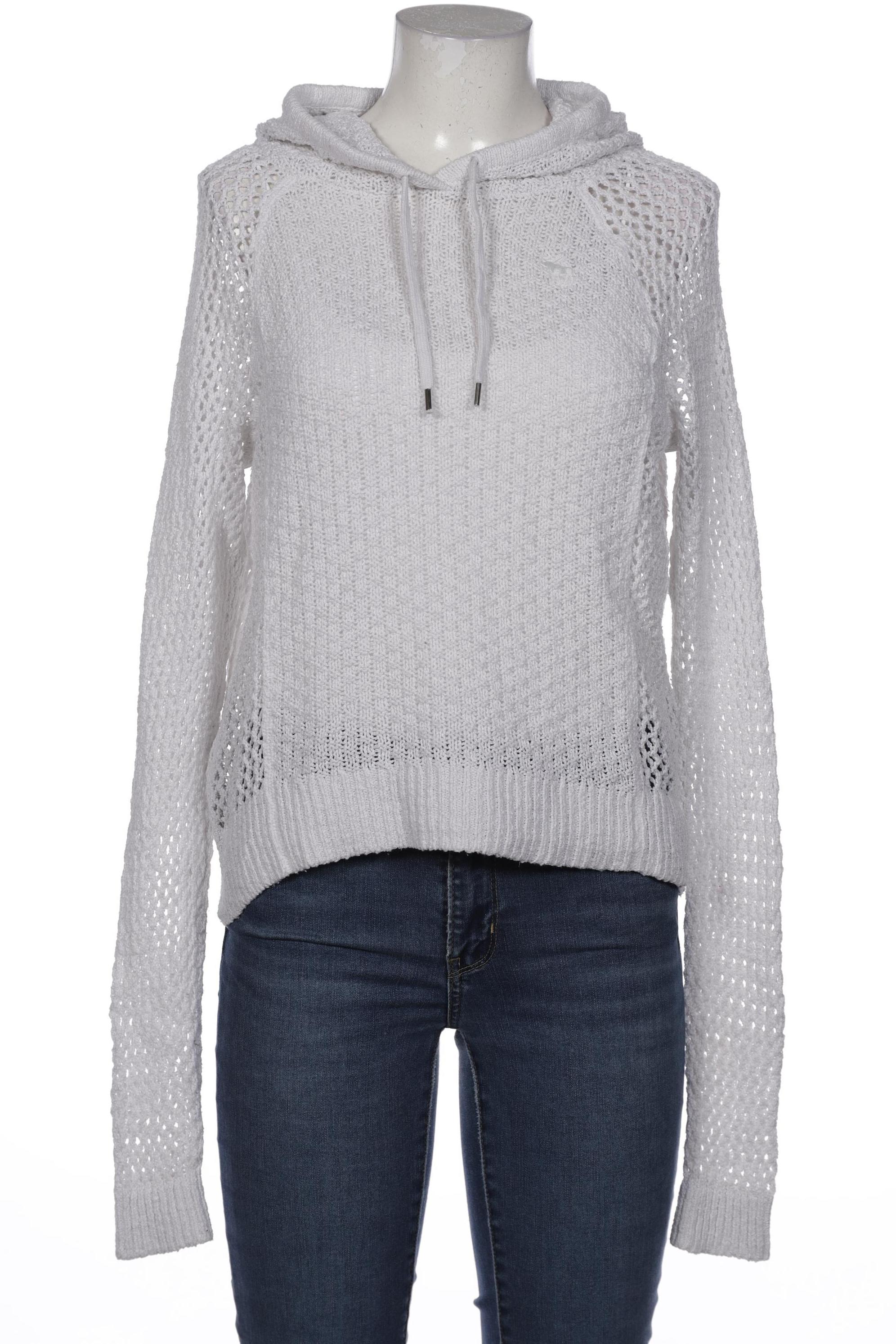 

Abercrombie & Fitch Damen Kapuzenpullover, weiß, Gr. 42