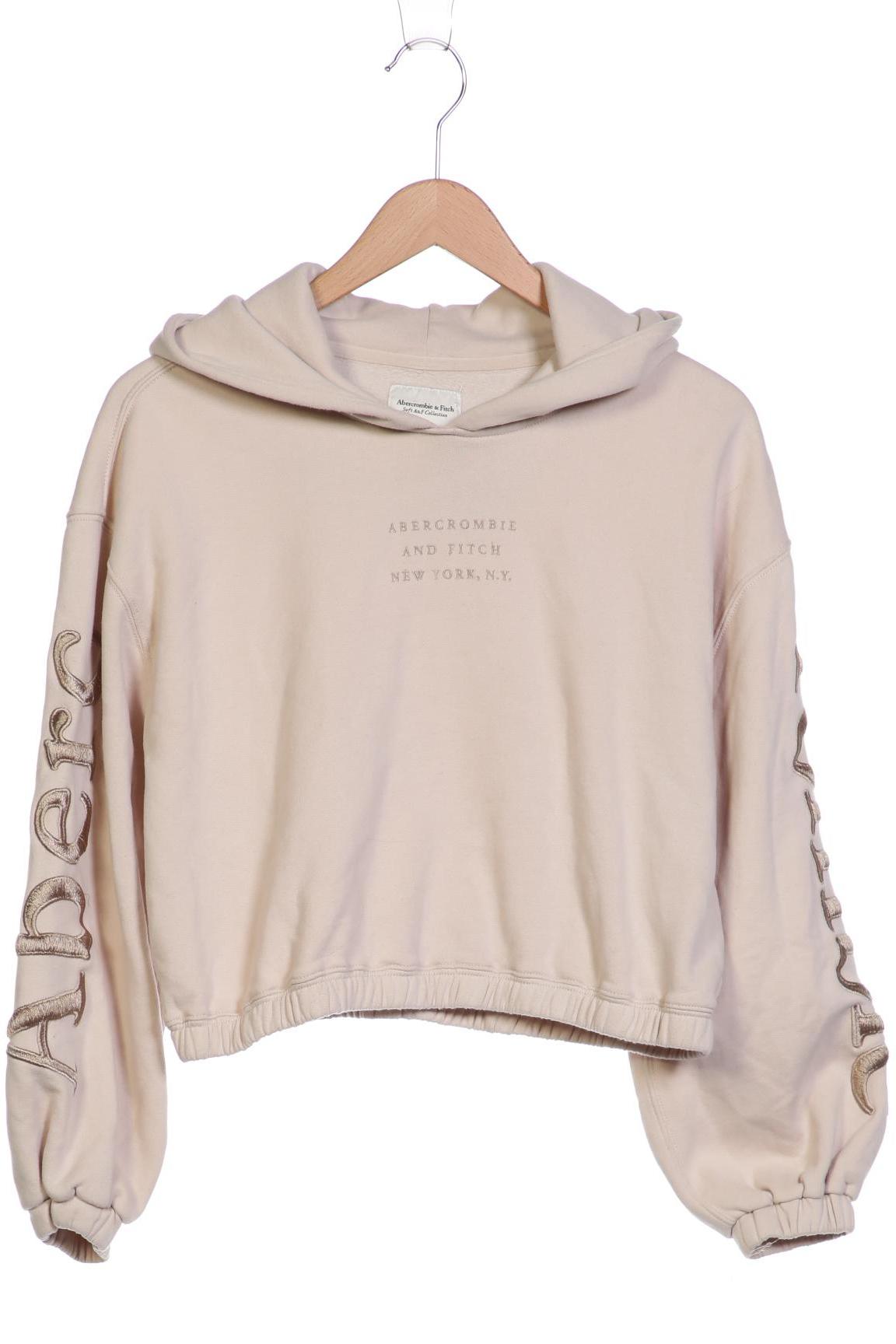 

Abercrombie & Fitch Damen Kapuzenpullover, cremeweiß