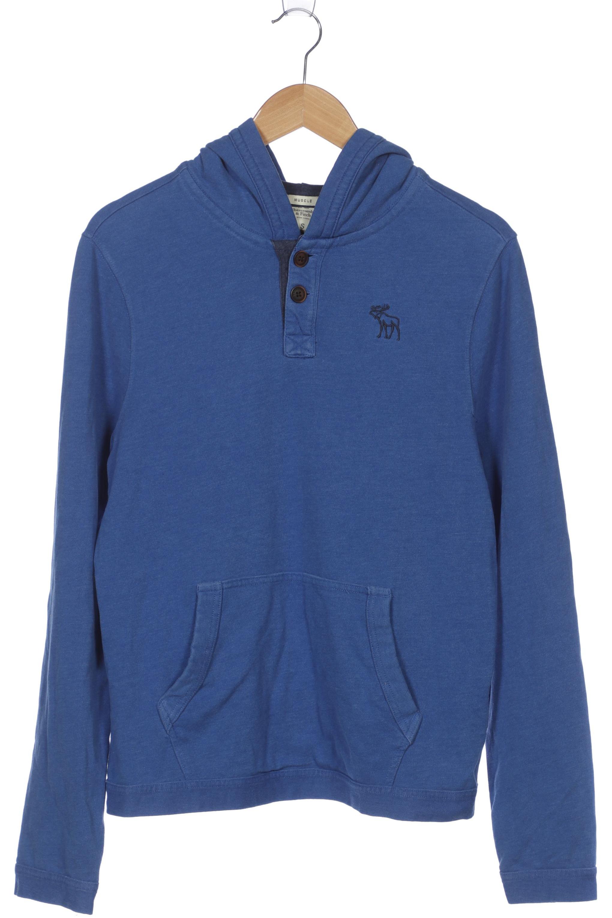

Abercrombie & Fitch Damen Kapuzenpullover, blau, Gr. 36