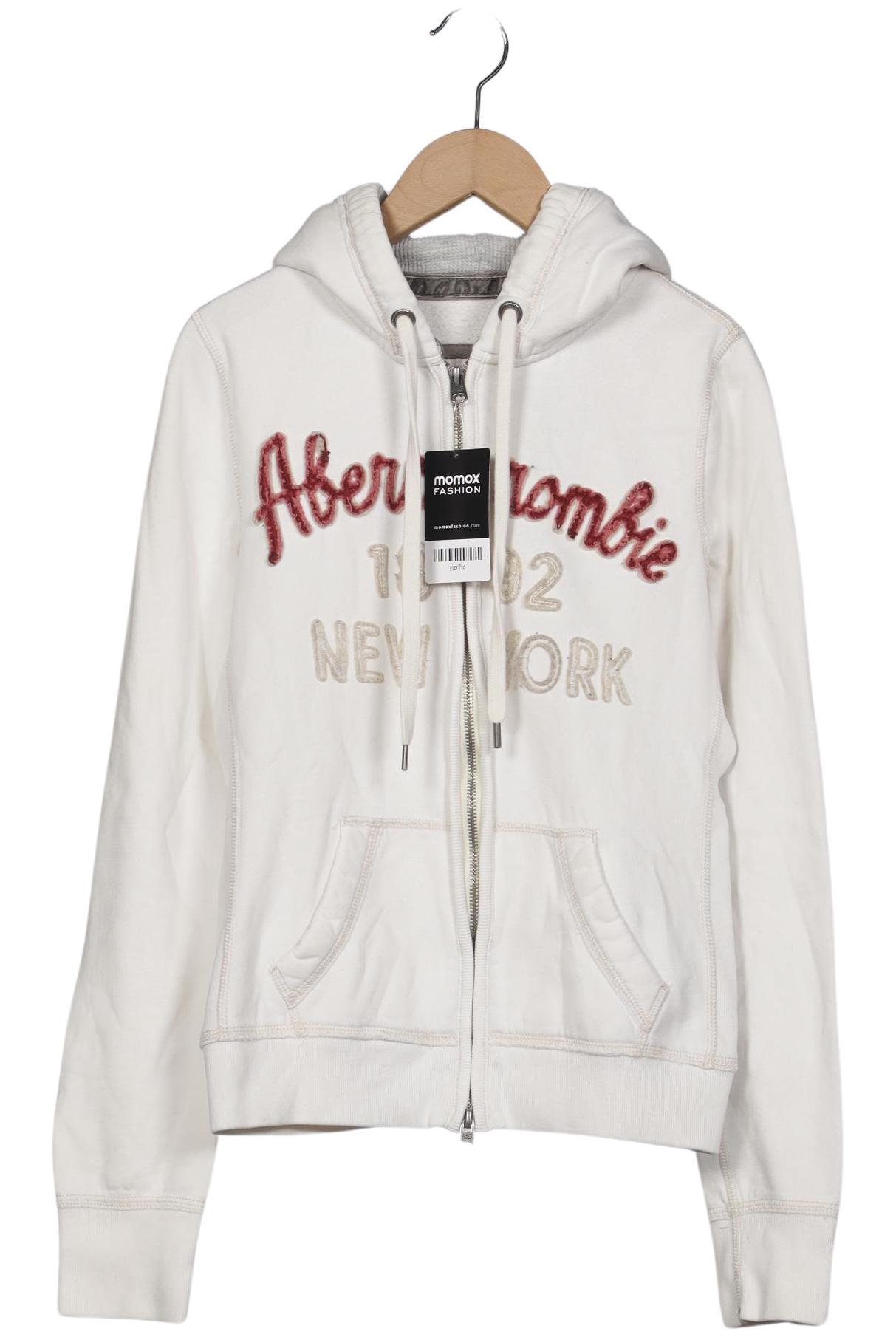 

Abercrombie & Fitch Damen Kapuzenpullover, cremeweiß, Gr. 38
