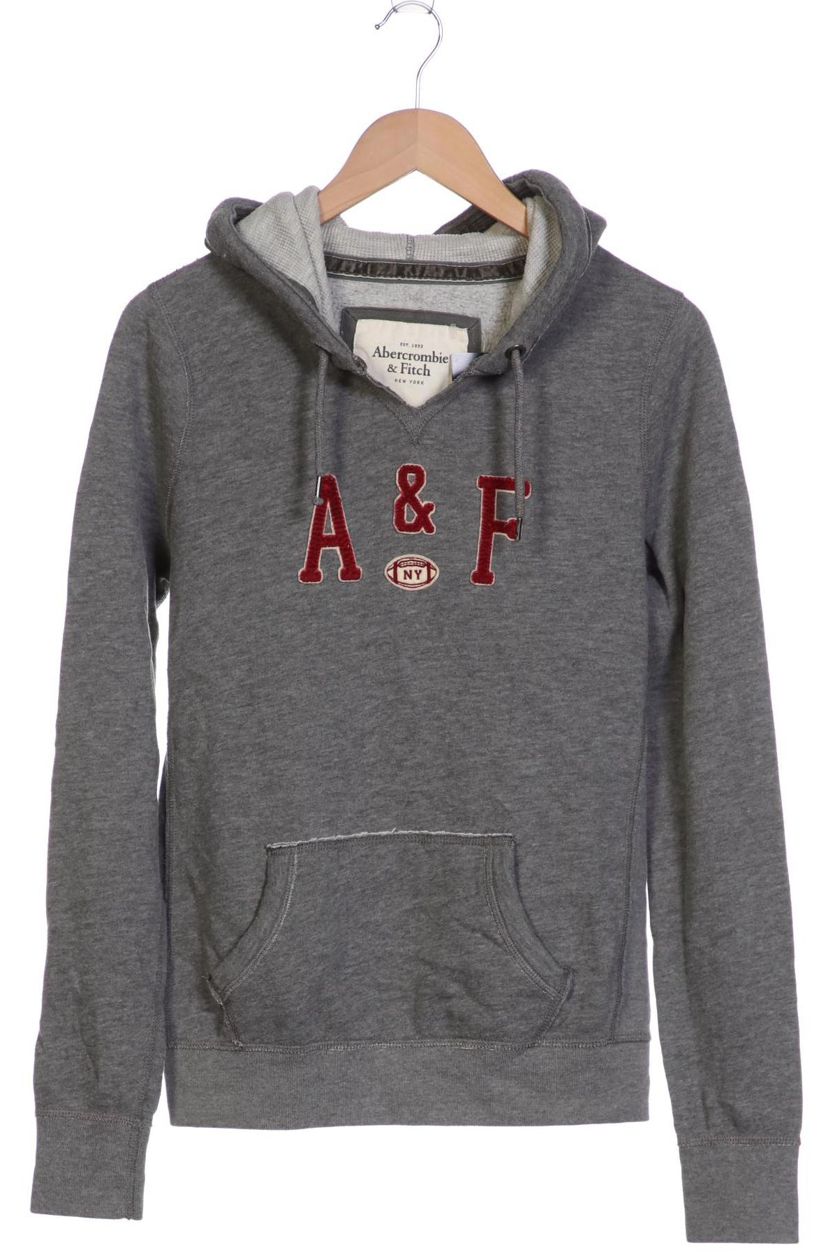 

Abercrombie & Fitch Damen Kapuzenpullover, grau