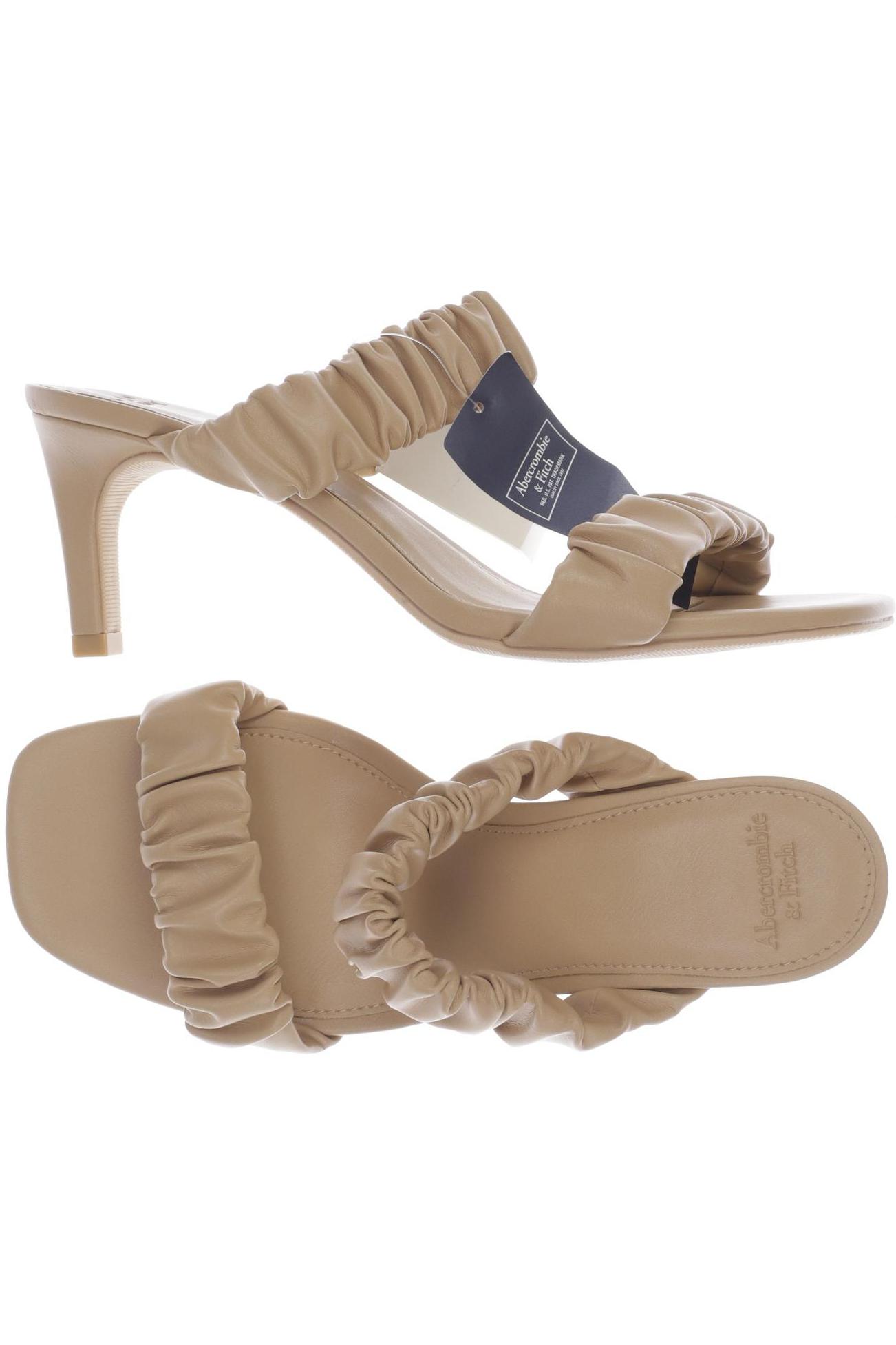 

Abercrombie & Fitch Damen Sandale, beige, Gr. 39