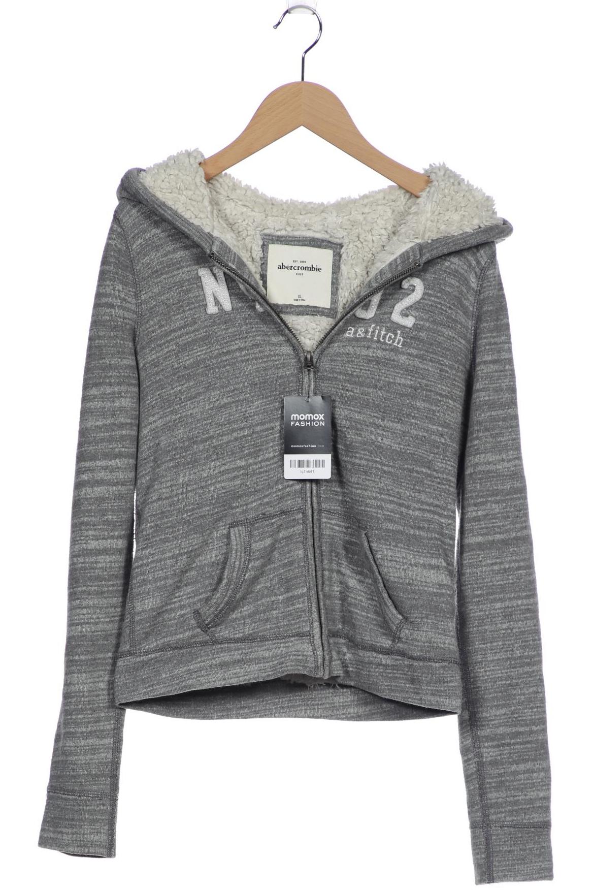 

Abercrombie & Fitch Damen Kapuzenpullover, grau