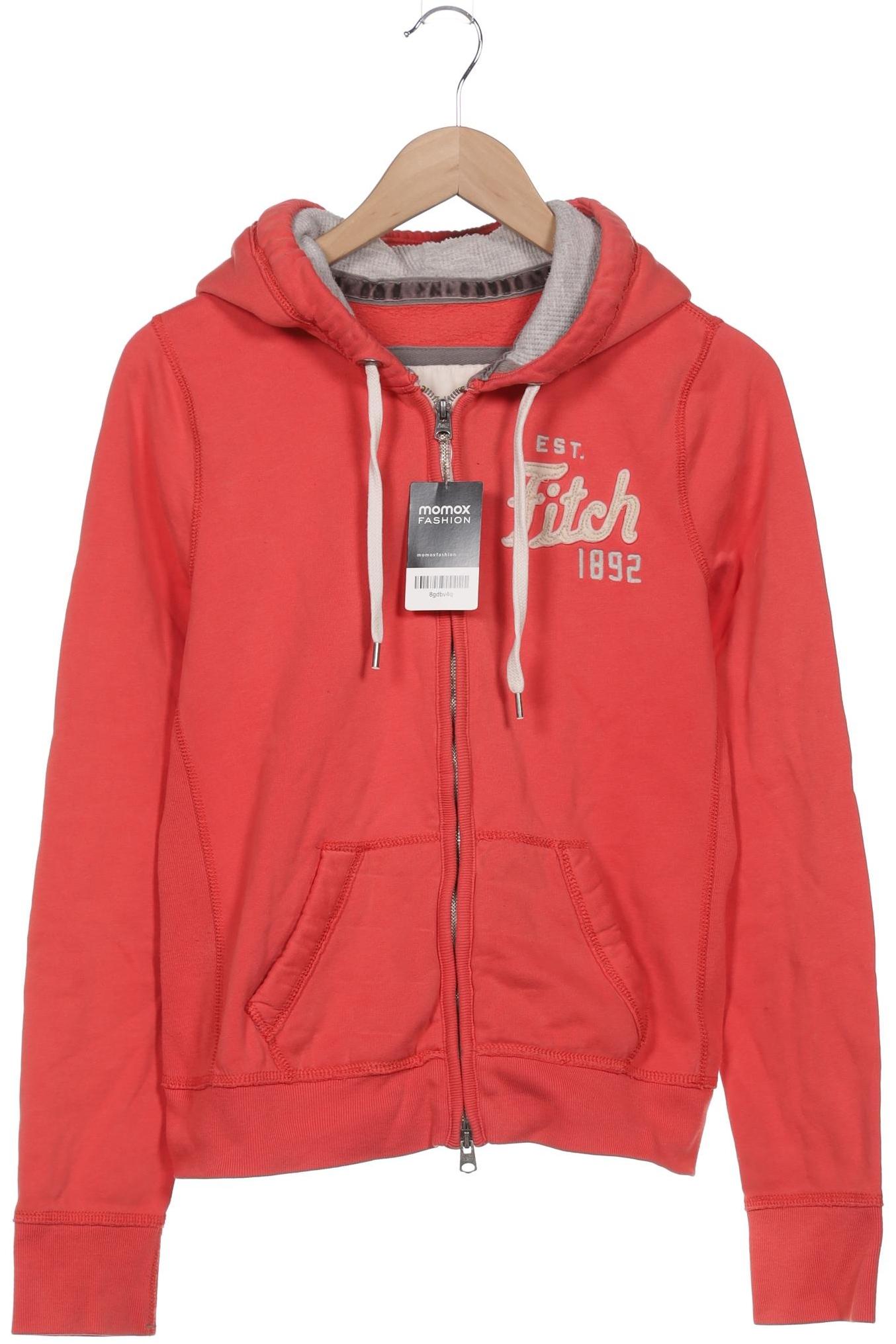 

Abercrombie & Fitch Damen Kapuzenpullover, rot, Gr. 42