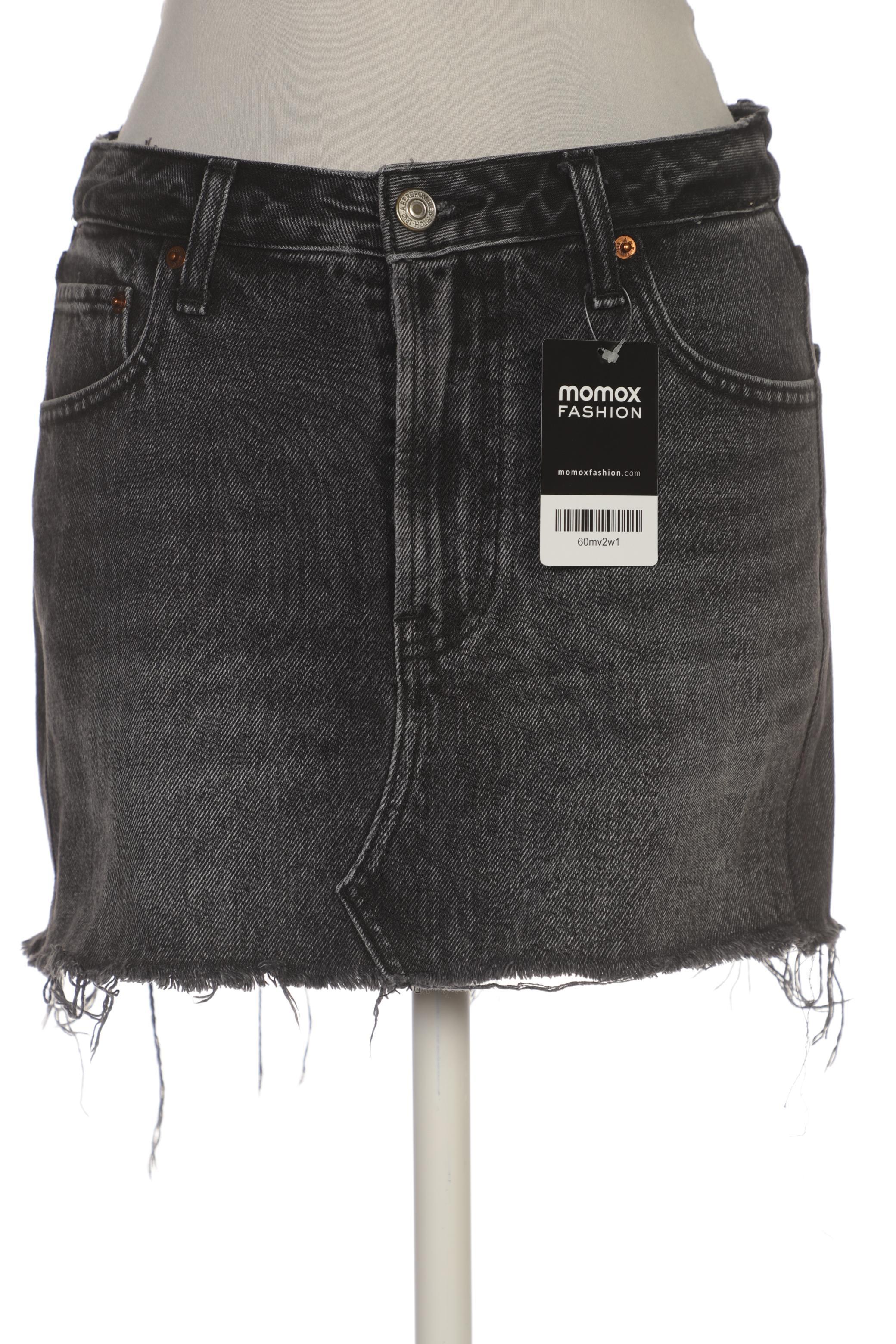 

Abercrombie & Fitch Damen Rock, grau, Gr. 28