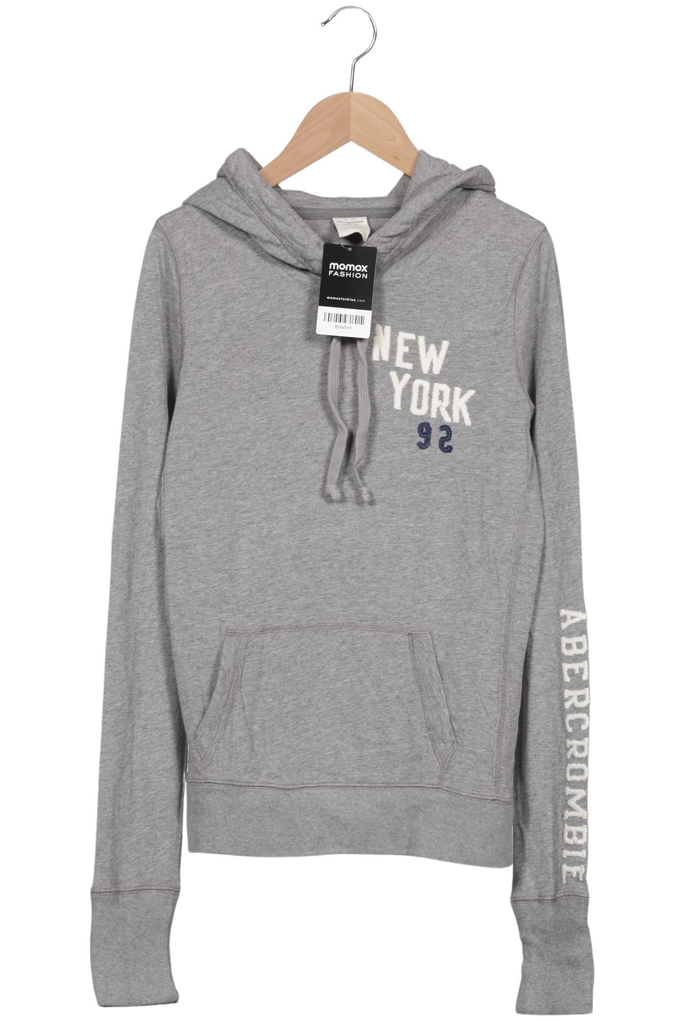 

Abercrombie & Fitch Damen Kapuzenpullover, grau, Gr. 42