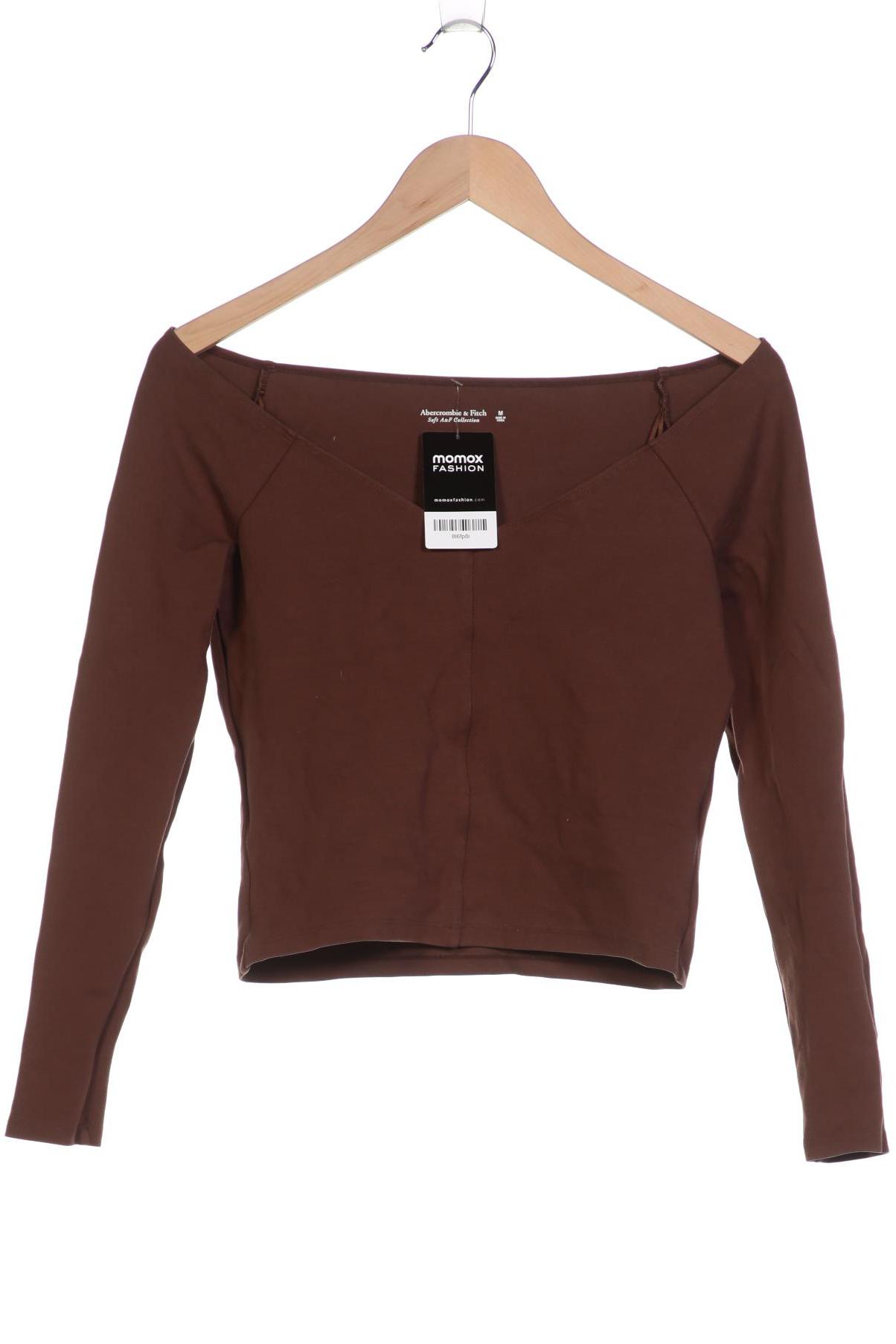 

Abercrombie & Fitch Damen Langarmshirt, braun, Gr. 38