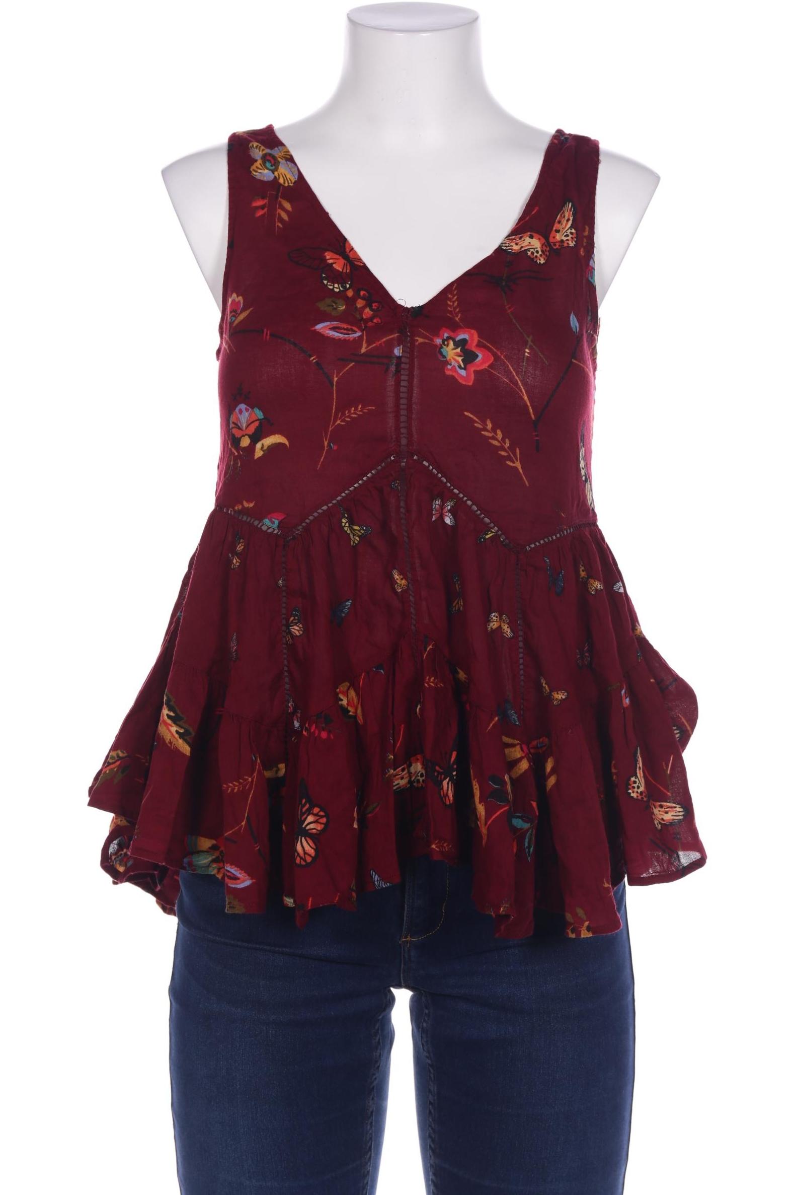 

Abercrombie & Fitch Damen Top, bordeaux, Gr. 36