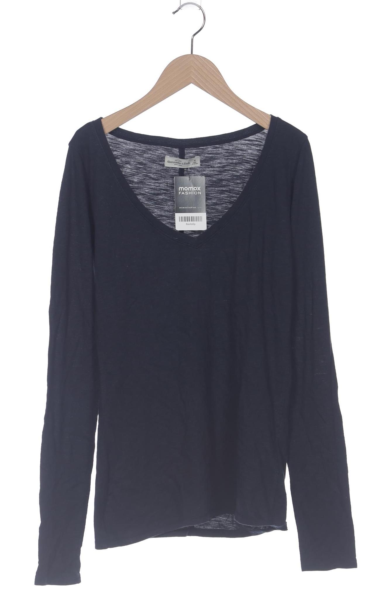 

Abercrombie & Fitch Damen Langarmshirt, marineblau, Gr. 38
