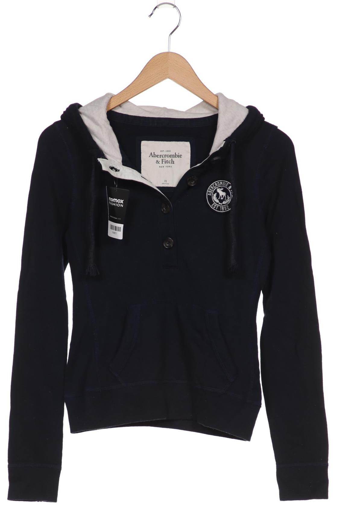 

Abercrombie & Fitch Damen Kapuzenpullover, marineblau