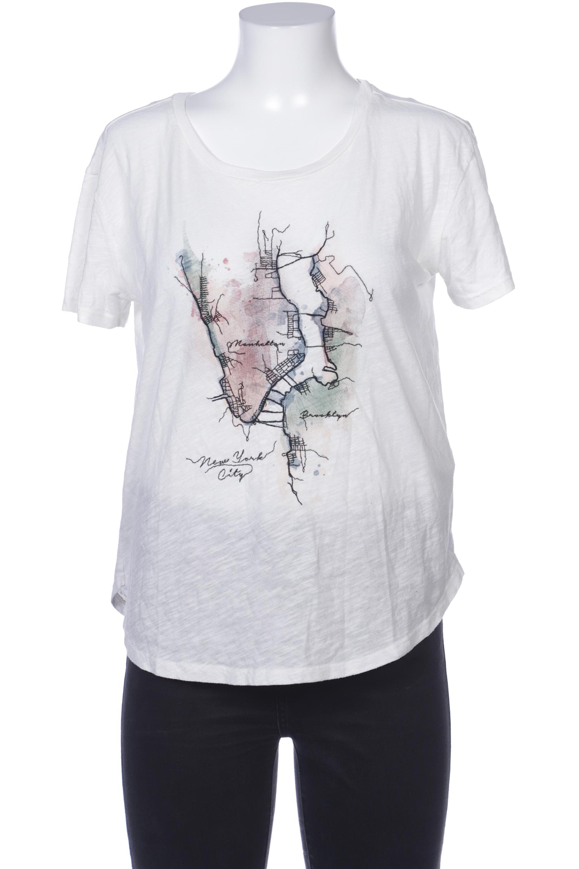 

Abercrombie & Fitch Damen T-Shirt, cremeweiß, Gr. 38