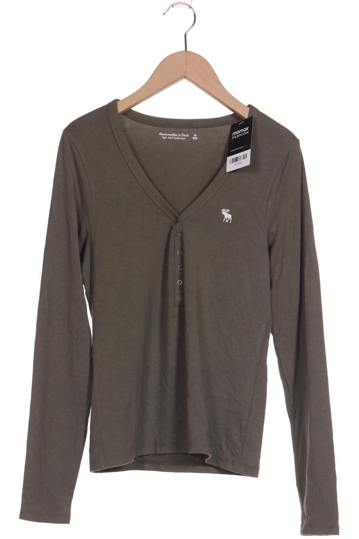 

Abercrombie & Fitch Damen Langarmshirt, grün, Gr. 38