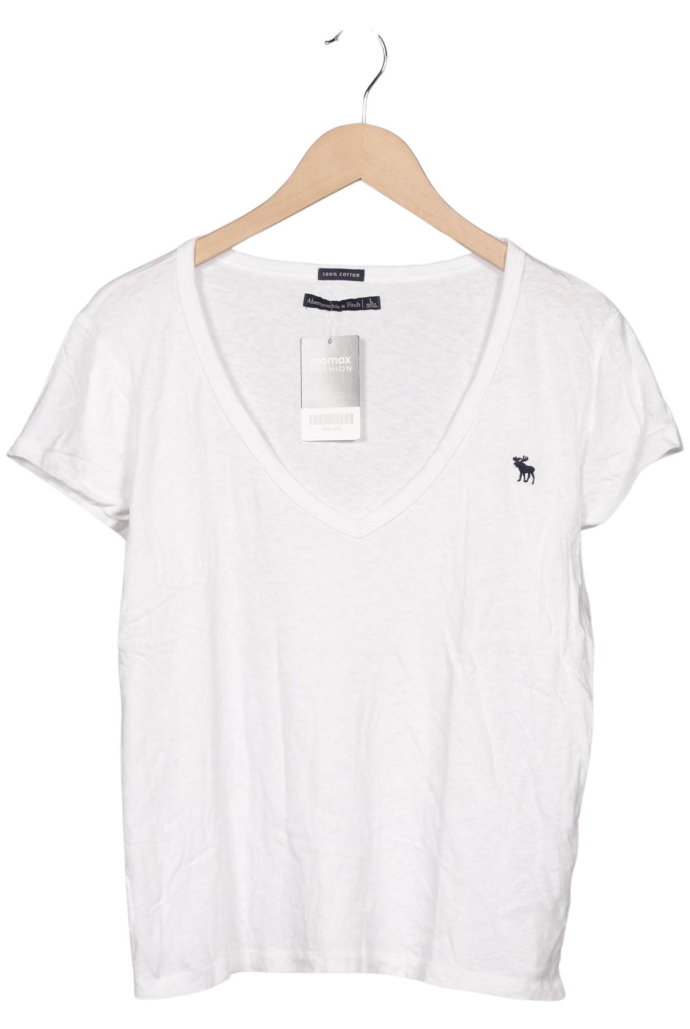 

Abercrombie & Fitch Damen T-Shirt, weiß, Gr. 42
