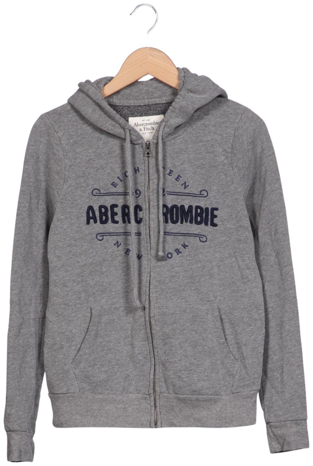 

Abercrombie & Fitch Damen Kapuzenpullover, grau, Gr. 42
