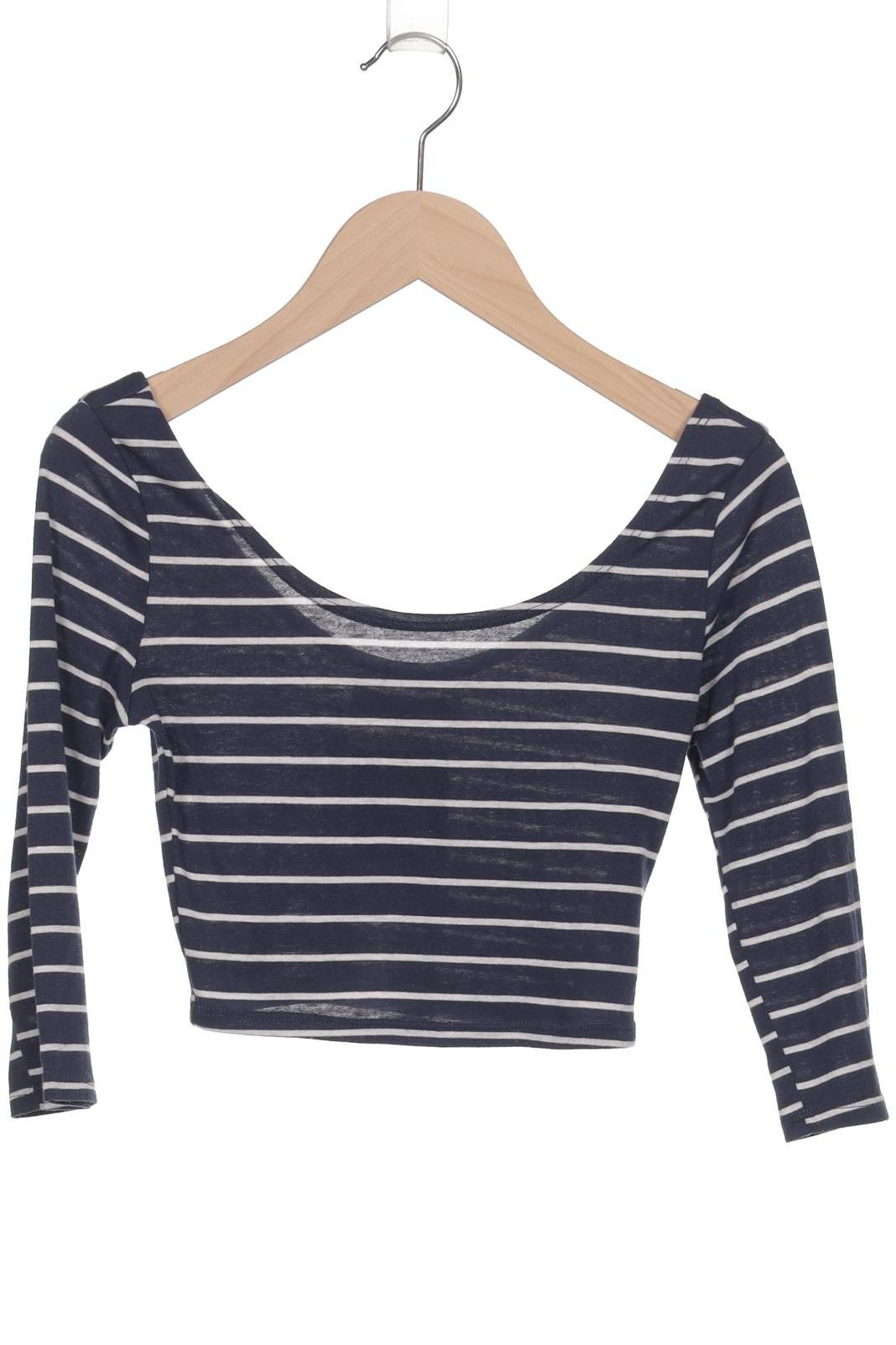 

Abercrombie & Fitch Damen Langarmshirt, marineblau, Gr. 36