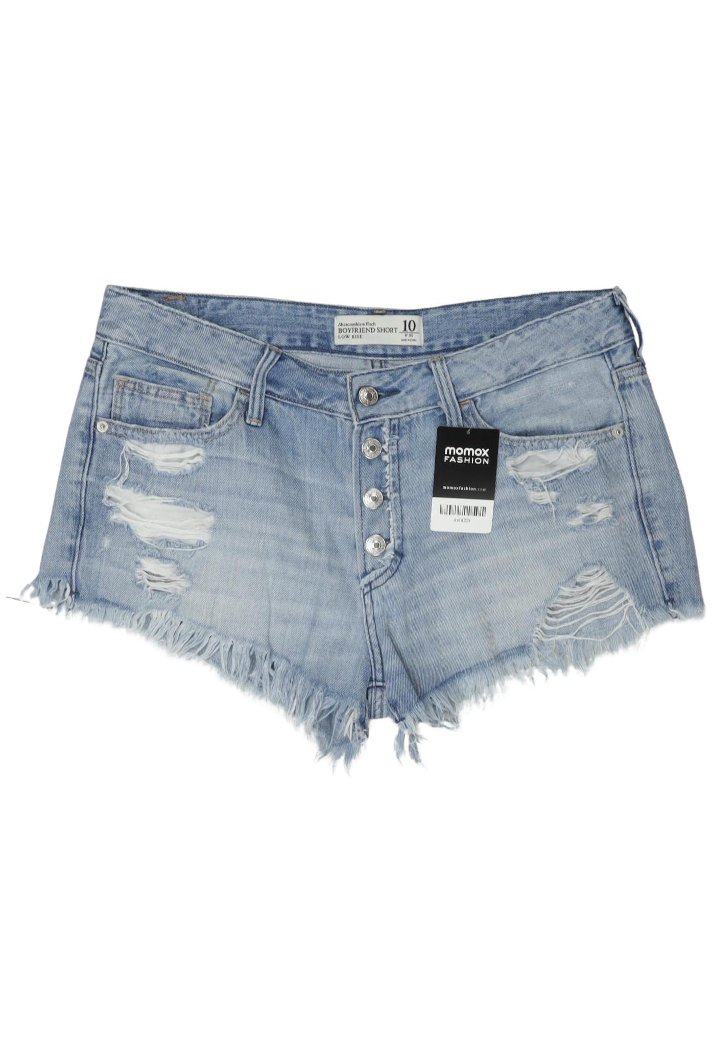 

Abercrombie & Fitch Damen Shorts, blau, Gr. 30