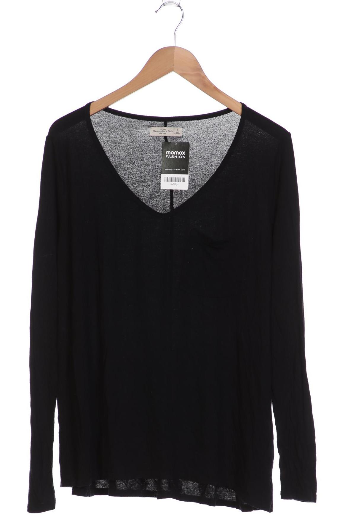 

Abercrombie & Fitch Damen Langarmshirt, schwarz, Gr. 36