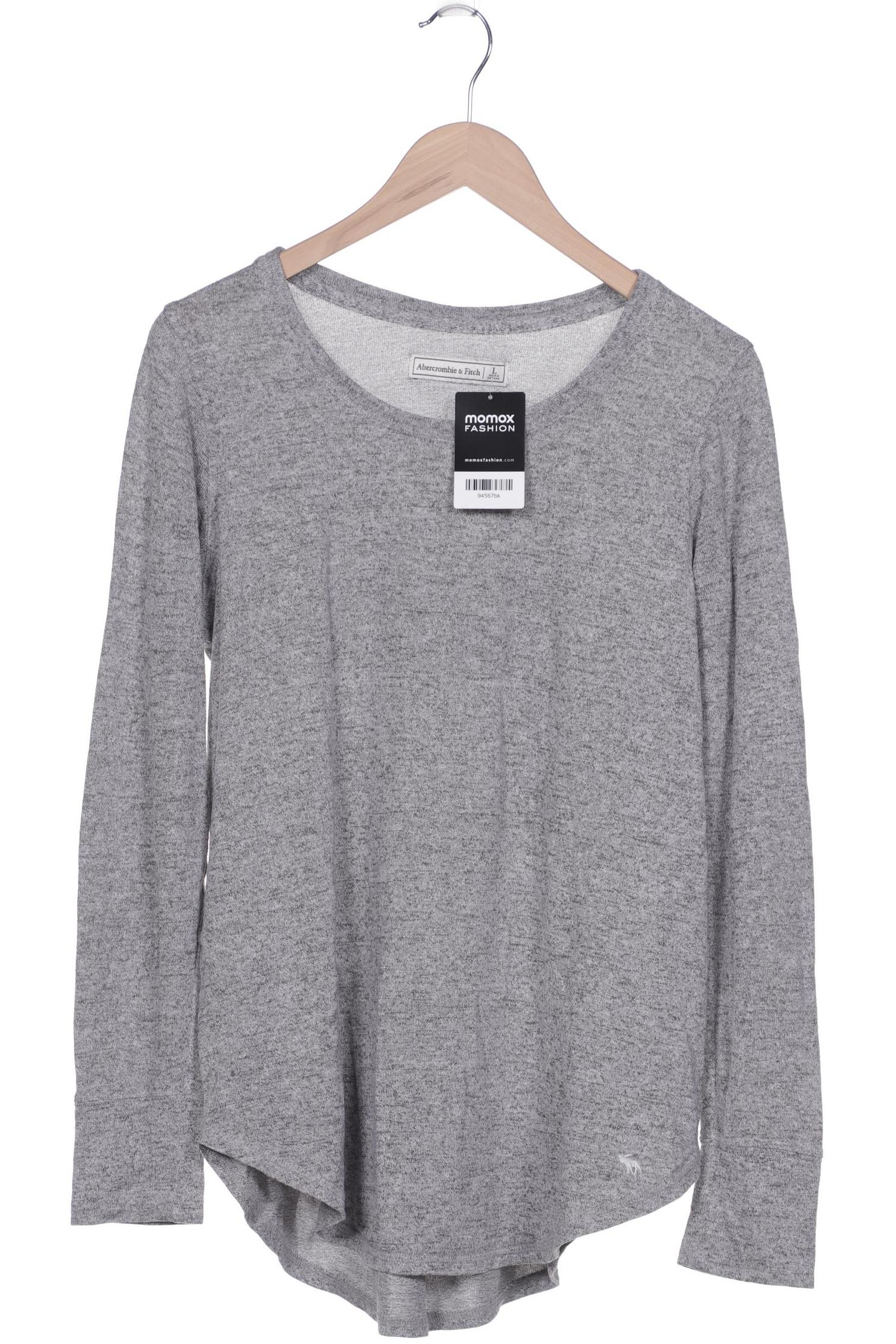 

Abercrombie & Fitch Damen Langarmshirt, grau