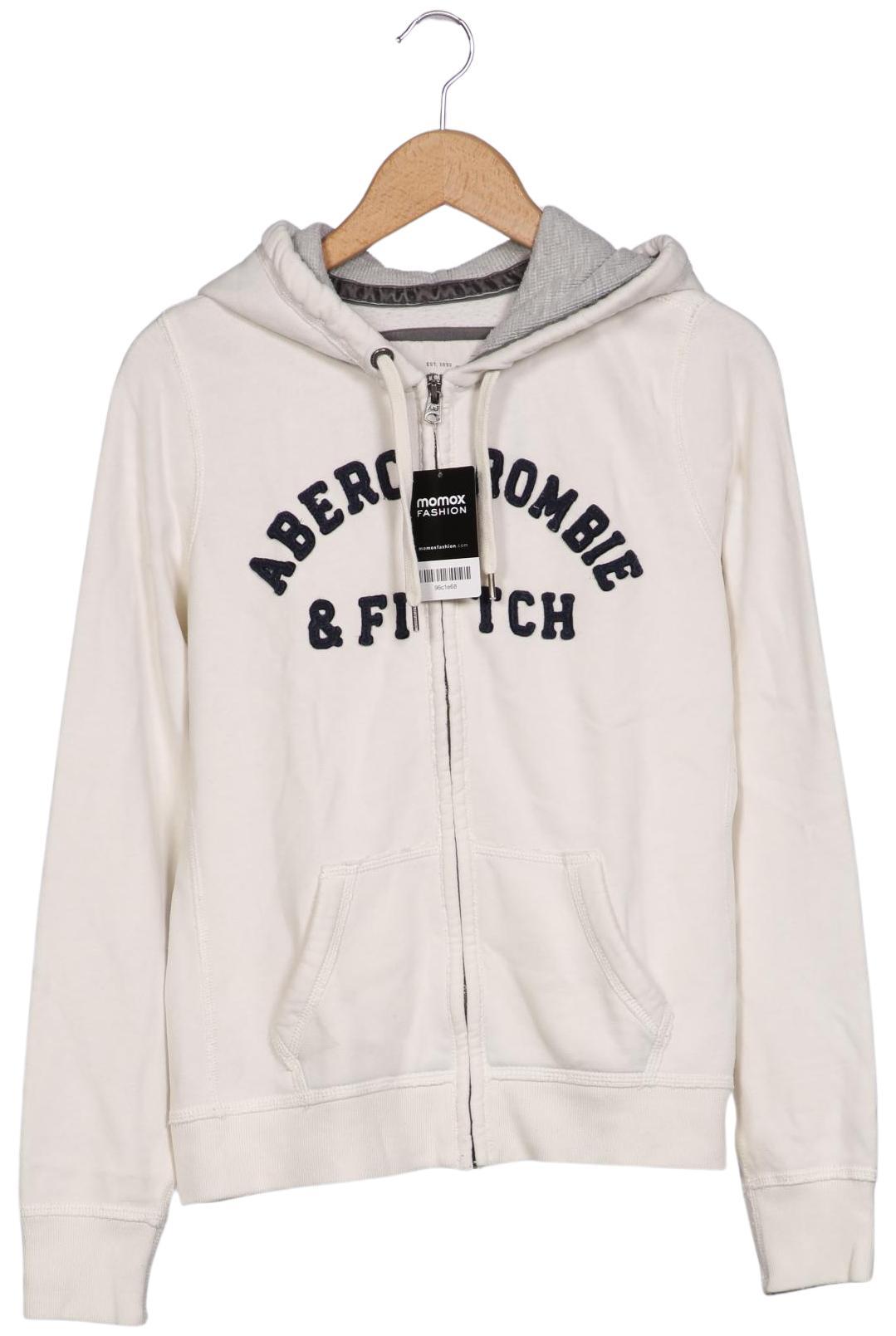 

Abercrombie & Fitch Damen Kapuzenpullover, cremeweiß, Gr. 42