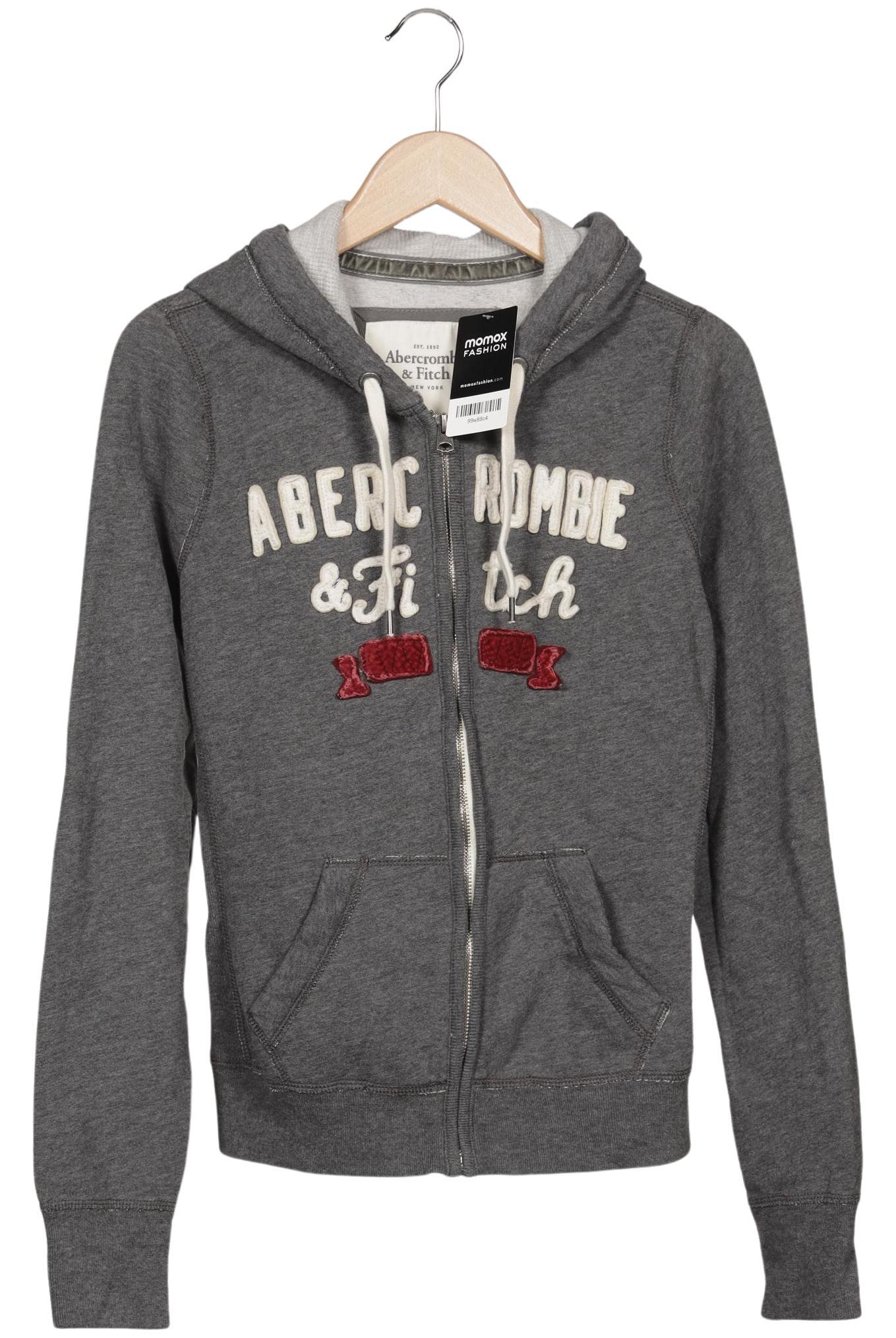 

Abercrombie & Fitch Damen Kapuzenpullover, grau, Gr. 42