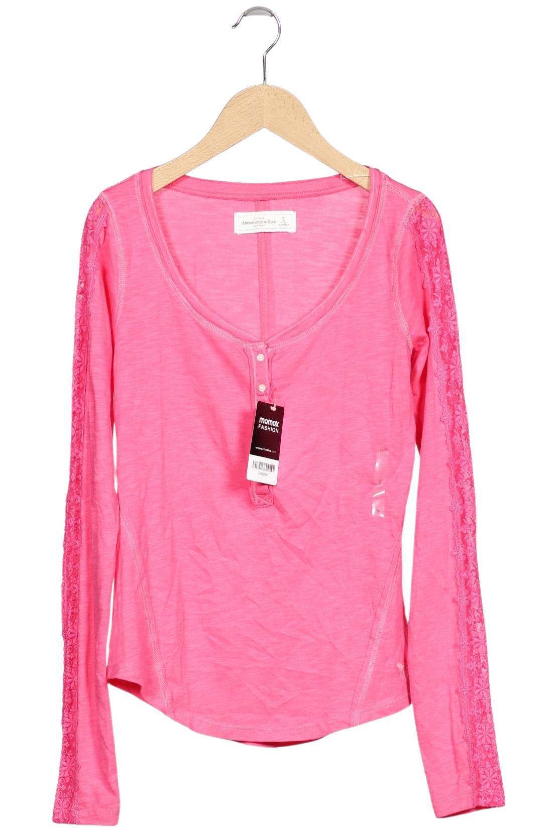 

Abercrombie & Fitch Damen Langarmshirt, pink, Gr. 36