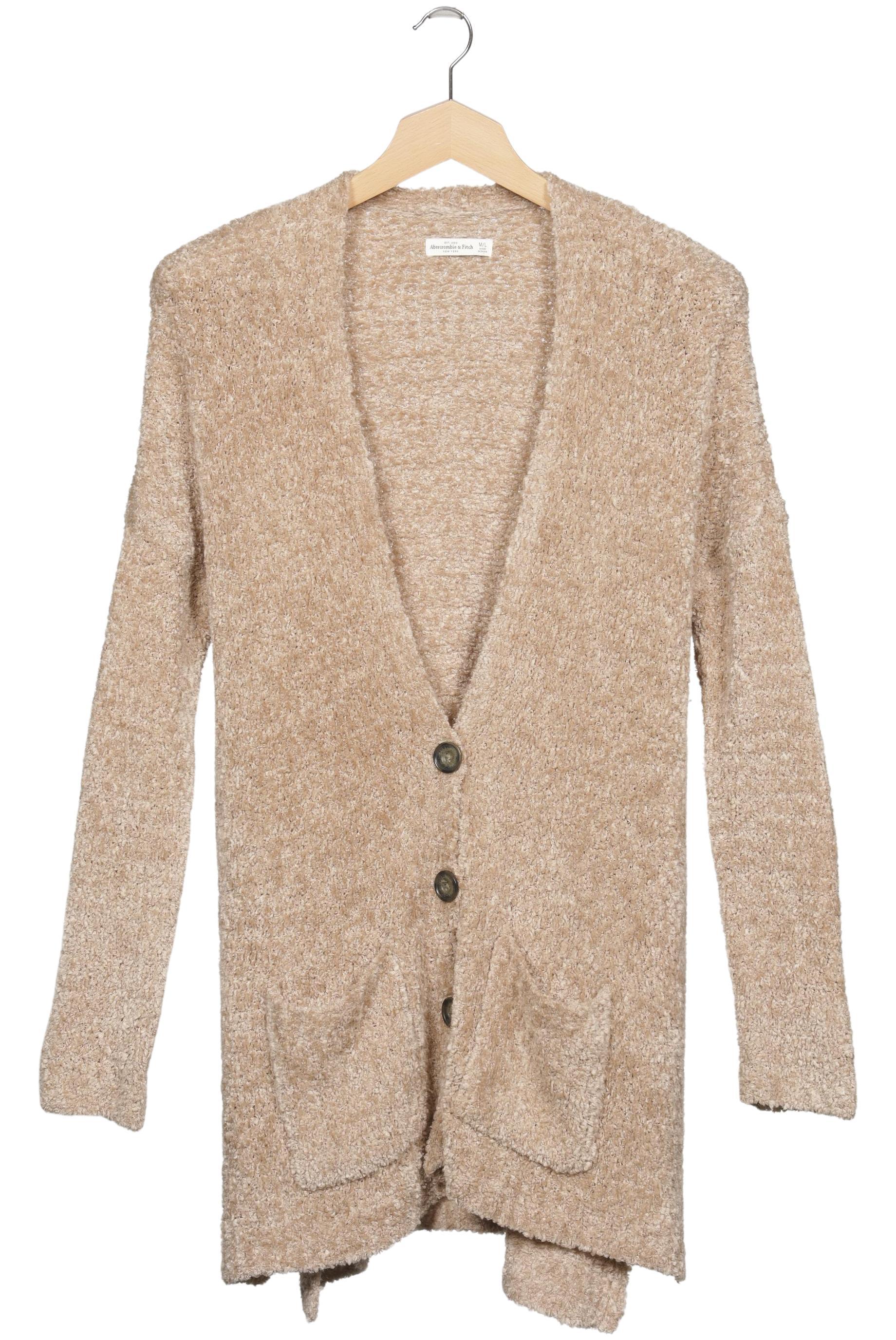 

Abercrombie & Fitch Damen Strickjacke, beige, Gr. 38
