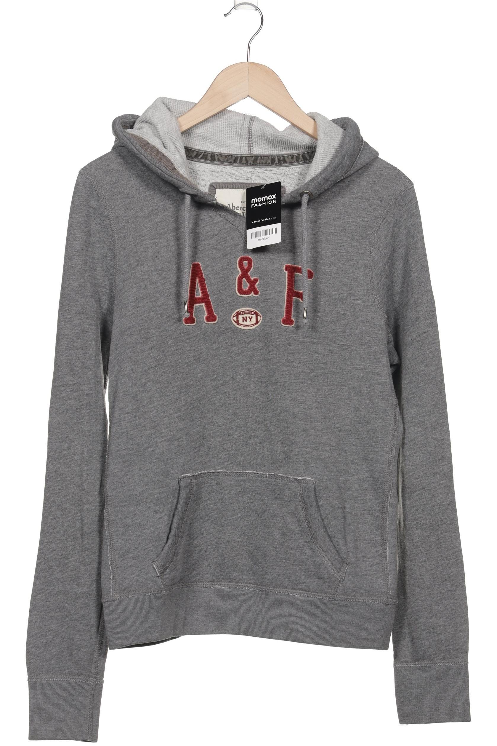 

Abercrombie & Fitch Damen Kapuzenpullover, grau, Gr. 42