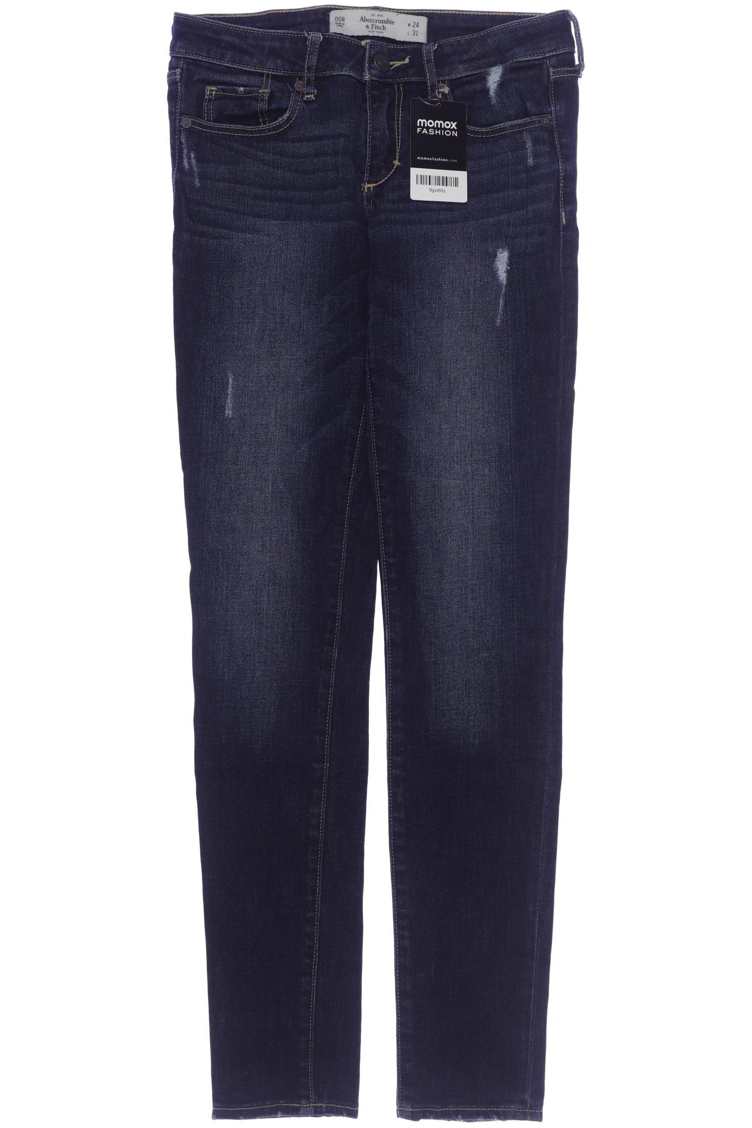 

Abercrombie & Fitch Damen Jeans, marineblau, Gr. 24