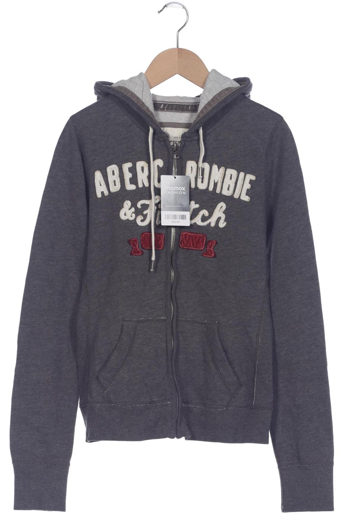 

Abercrombie & Fitch Damen Kapuzenpullover, grau