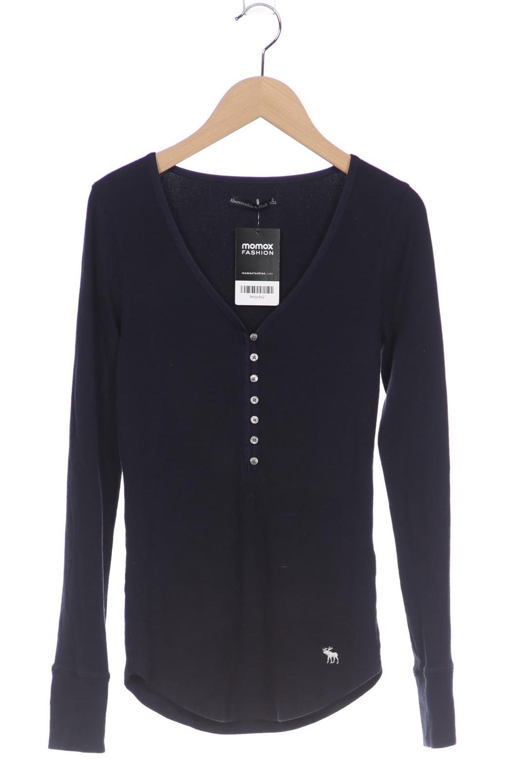 

Abercrombie & Fitch Damen Langarmshirt, marineblau