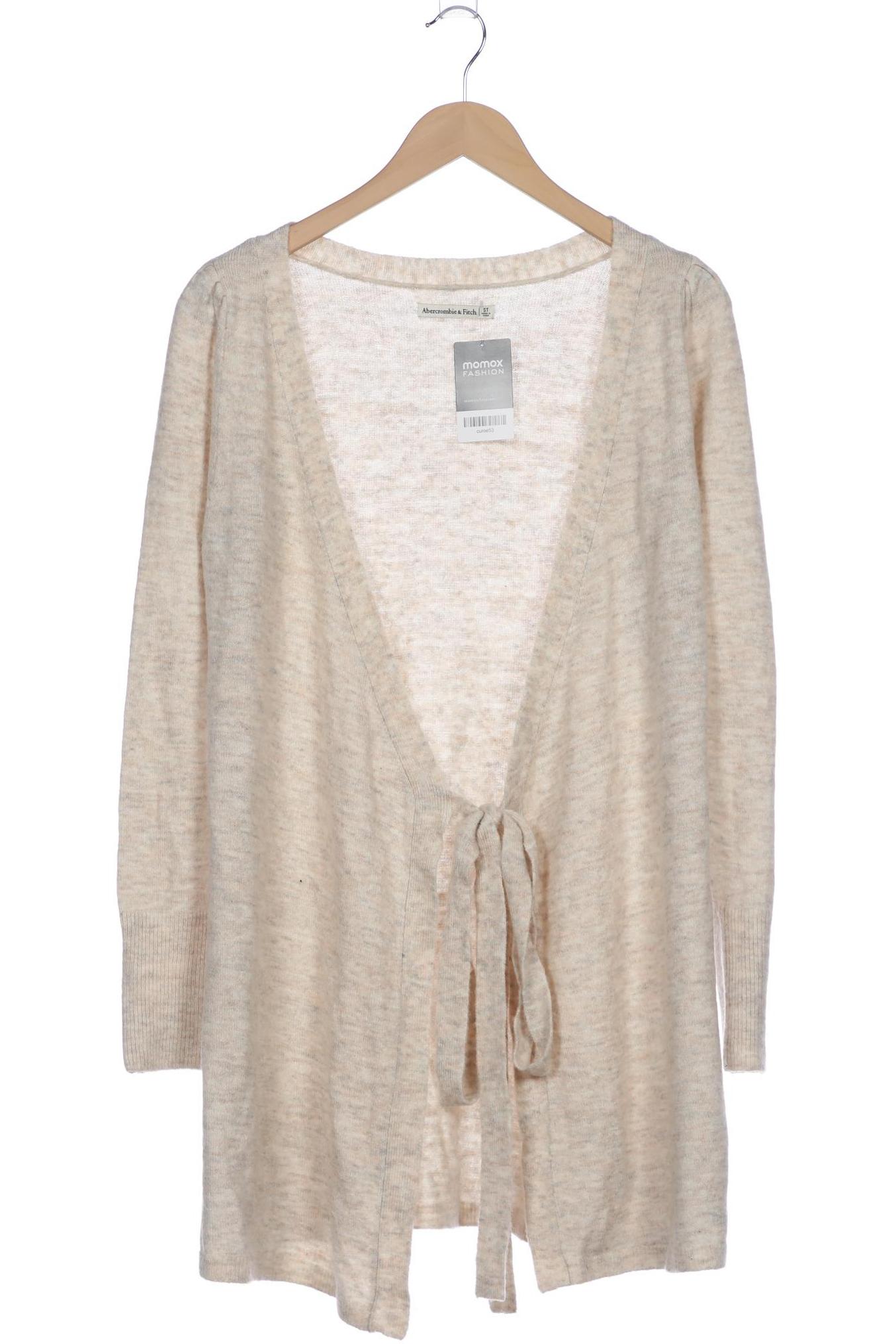 

Abercrombie & Fitch Damen Strickjacke, beige, Gr. 36