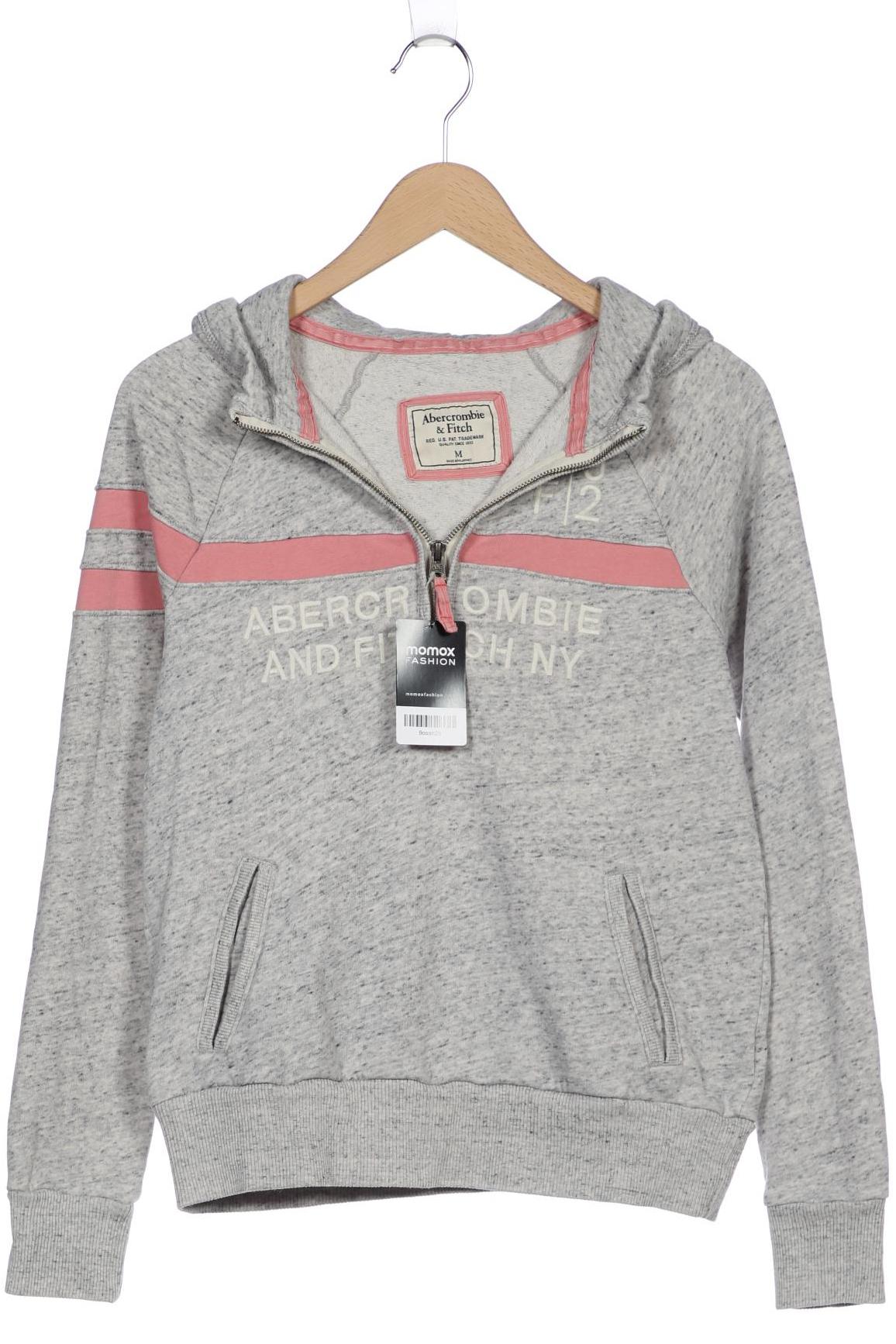 

Abercrombie & Fitch Damen Kapuzenpullover, grau