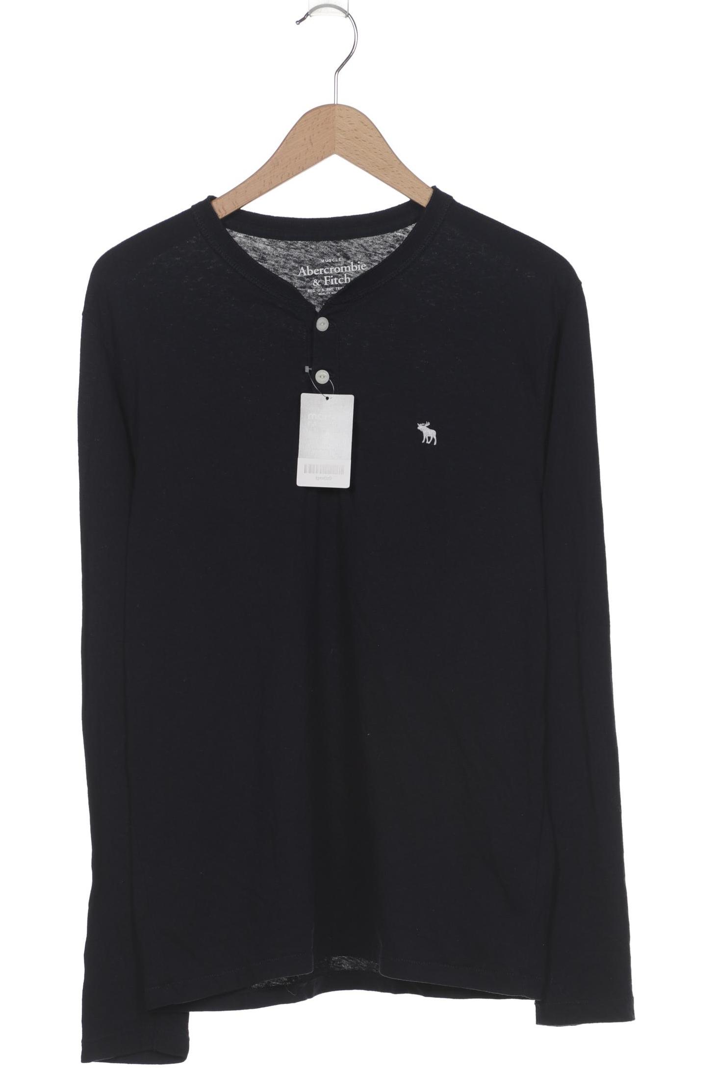 

Abercrombie & Fitch Damen Langarmshirt, marineblau, Gr. 42