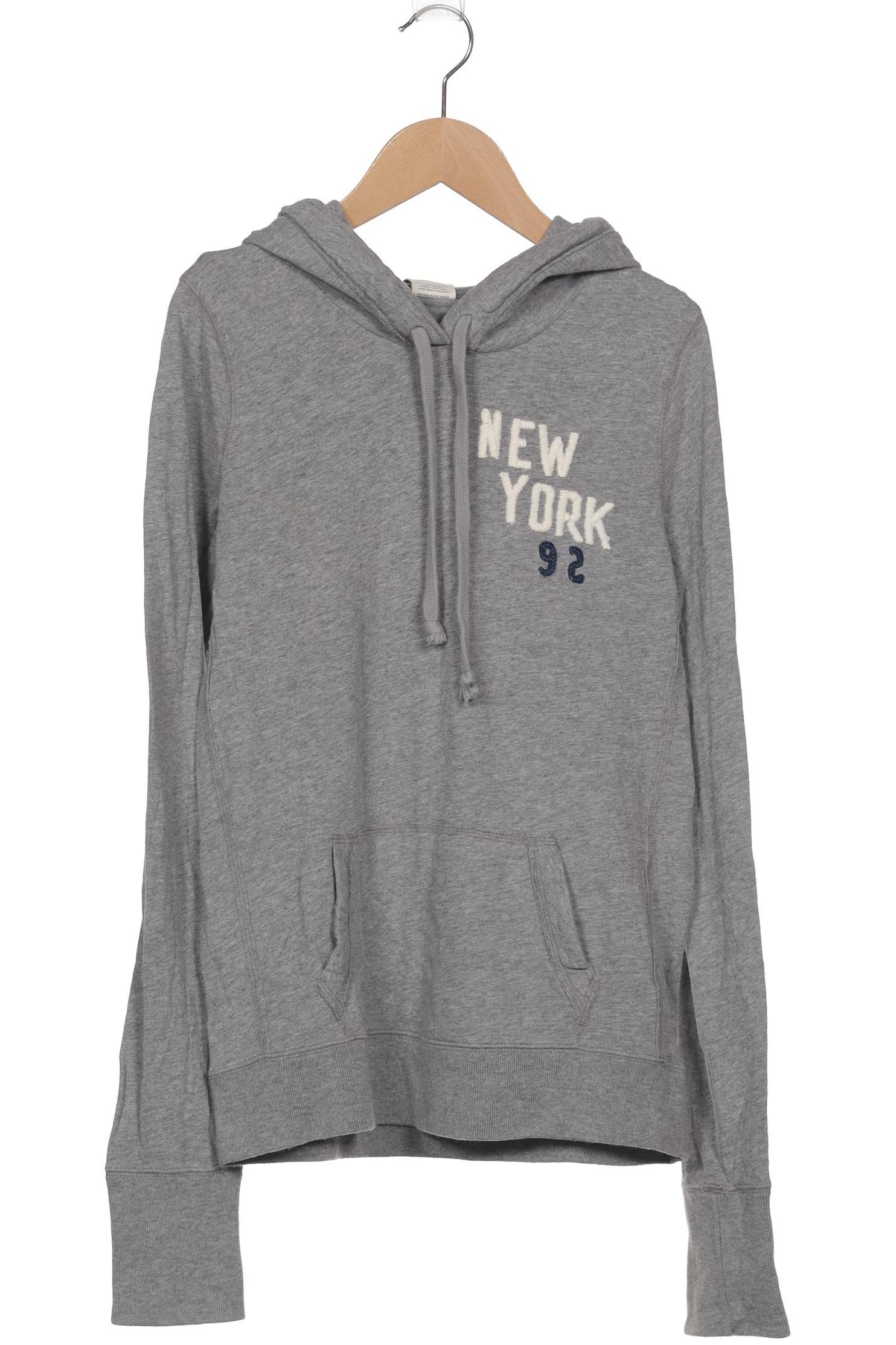 

Abercrombie & Fitch Damen Kapuzenpullover, grau, Gr. 42