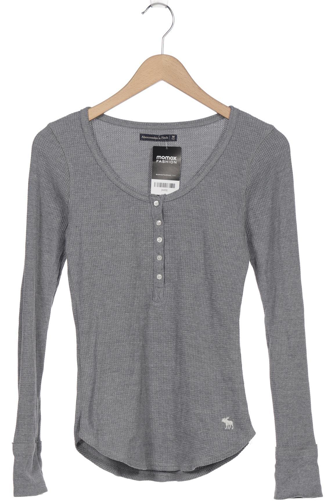 

Abercrombie & Fitch Damen Langarmshirt, grau