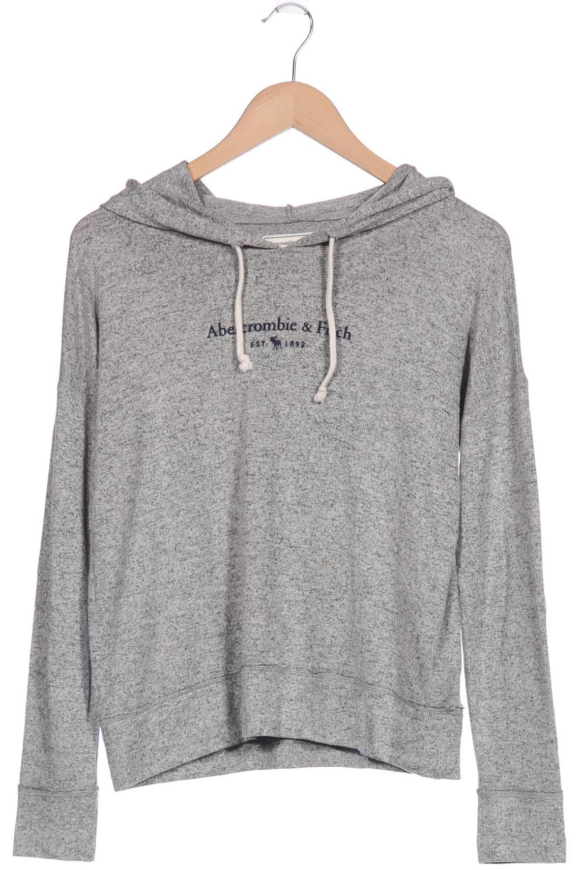 

Abercrombie & Fitch Damen Kapuzenpullover, grau