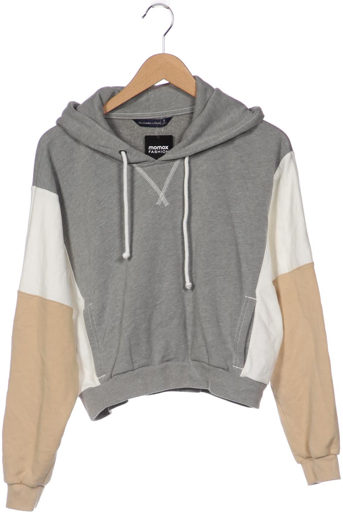 

Abercrombie & Fitch Damen Kapuzenpullover, grau