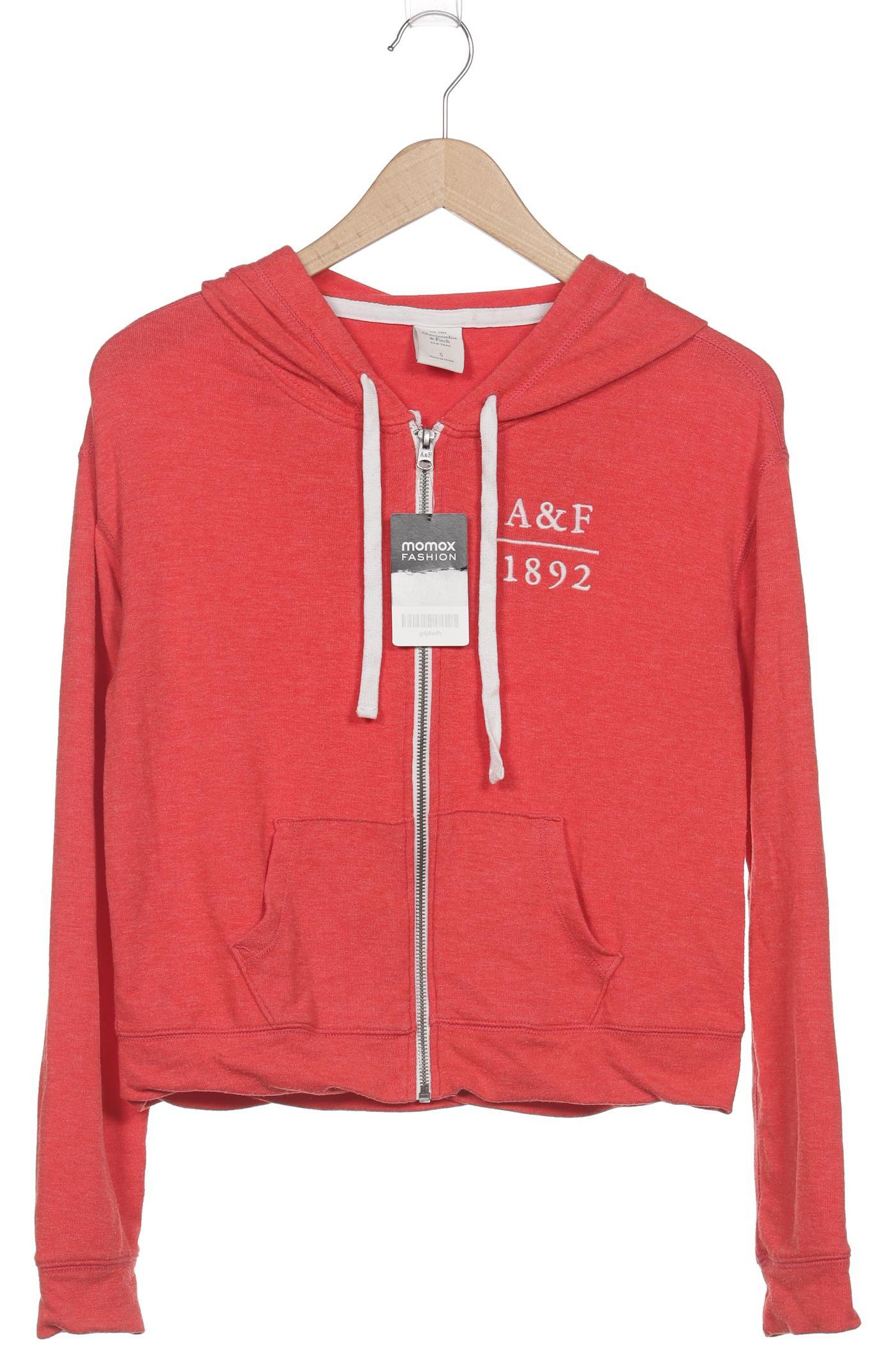 

Abercrombie & Fitch Damen Kapuzenpullover, rot, Gr. 36