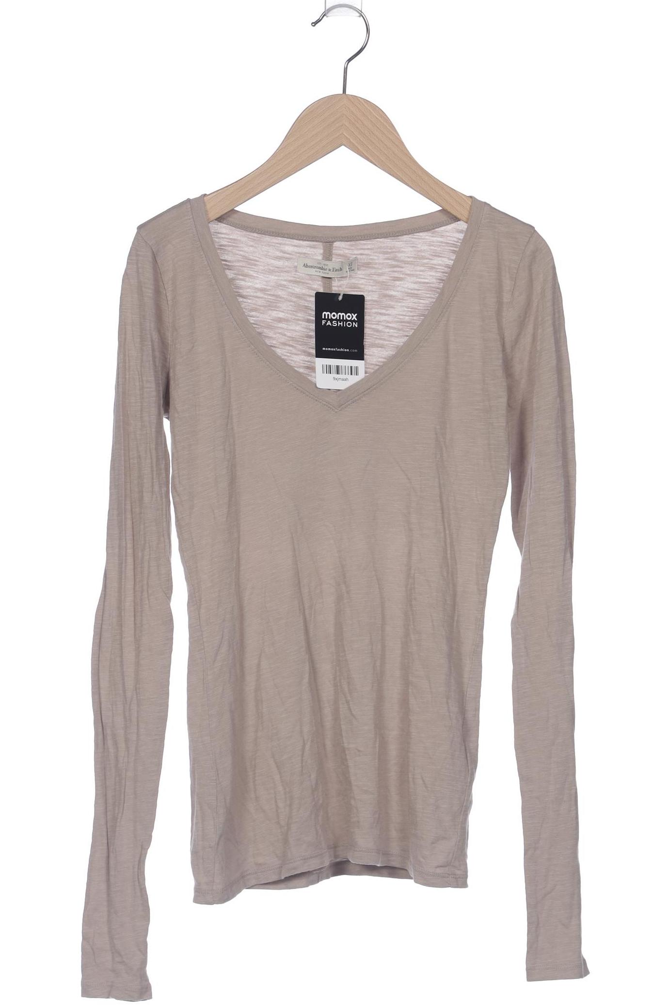

Abercrombie & Fitch Damen Langarmshirt, braun, Gr. 34