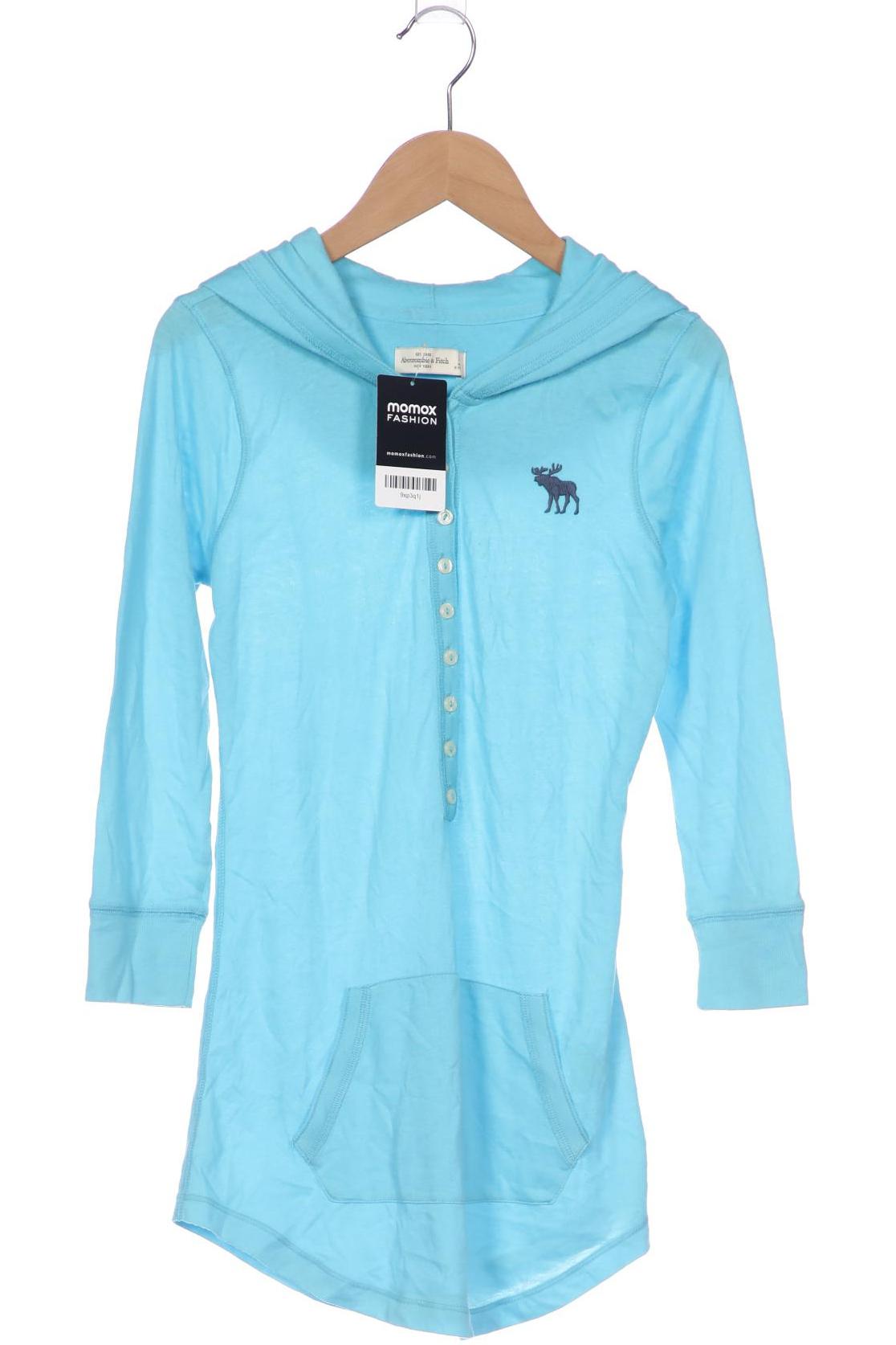 

Abercrombie & Fitch Damen Langarmshirt, türkis, Gr. 34