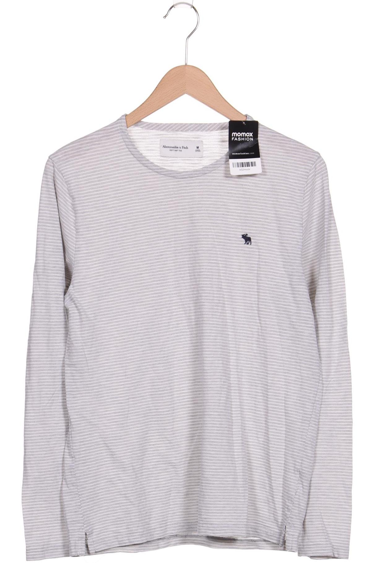 

Abercrombie & Fitch Damen Langarmshirt, grau, Gr. 38