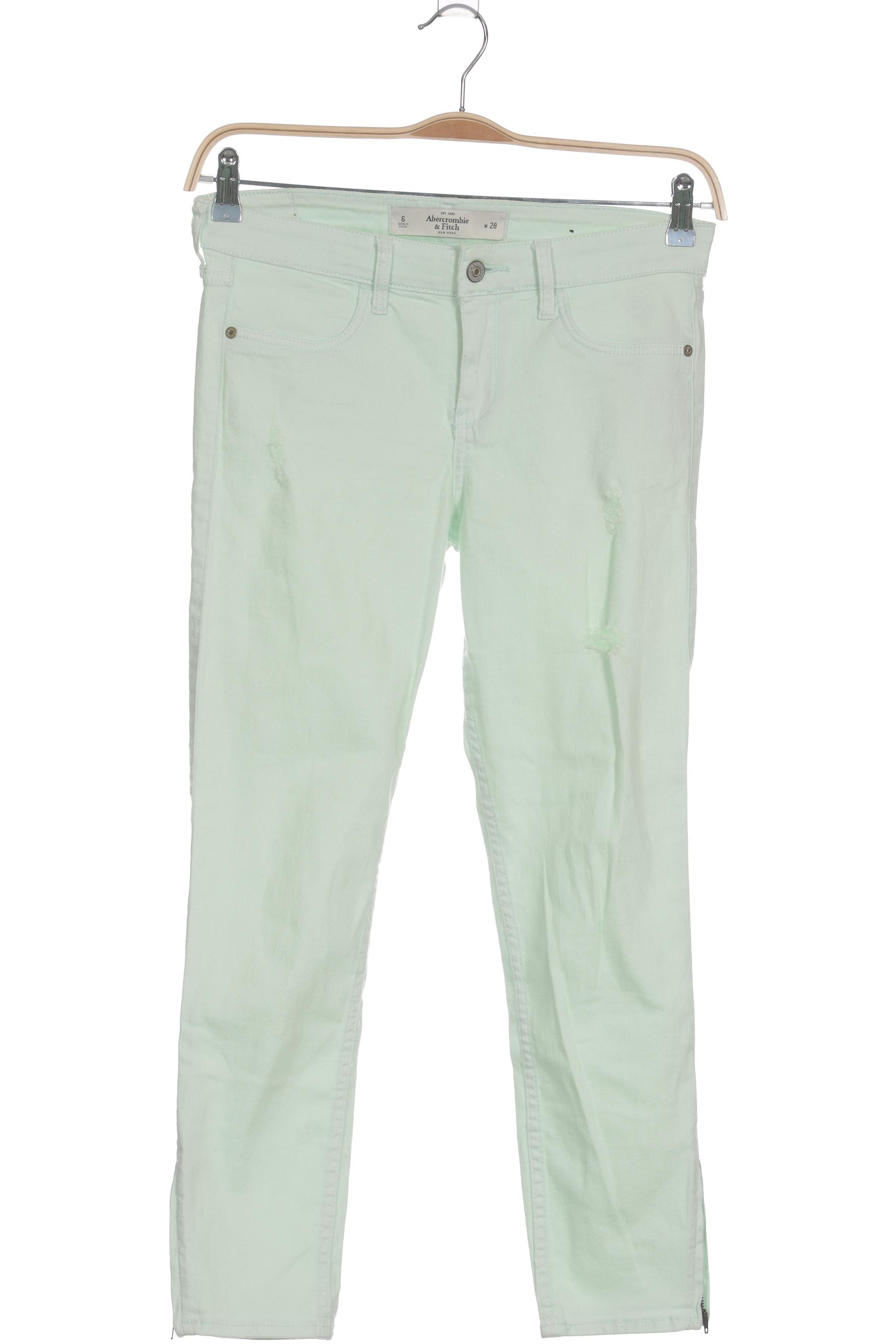 

Abercrombie & Fitch Damen Jeans, grün, Gr. 28