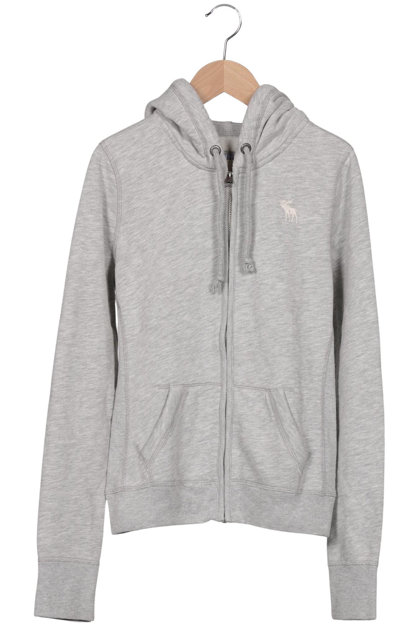 

Abercrombie & Fitch Damen Kapuzenpullover, grau, Gr. 38