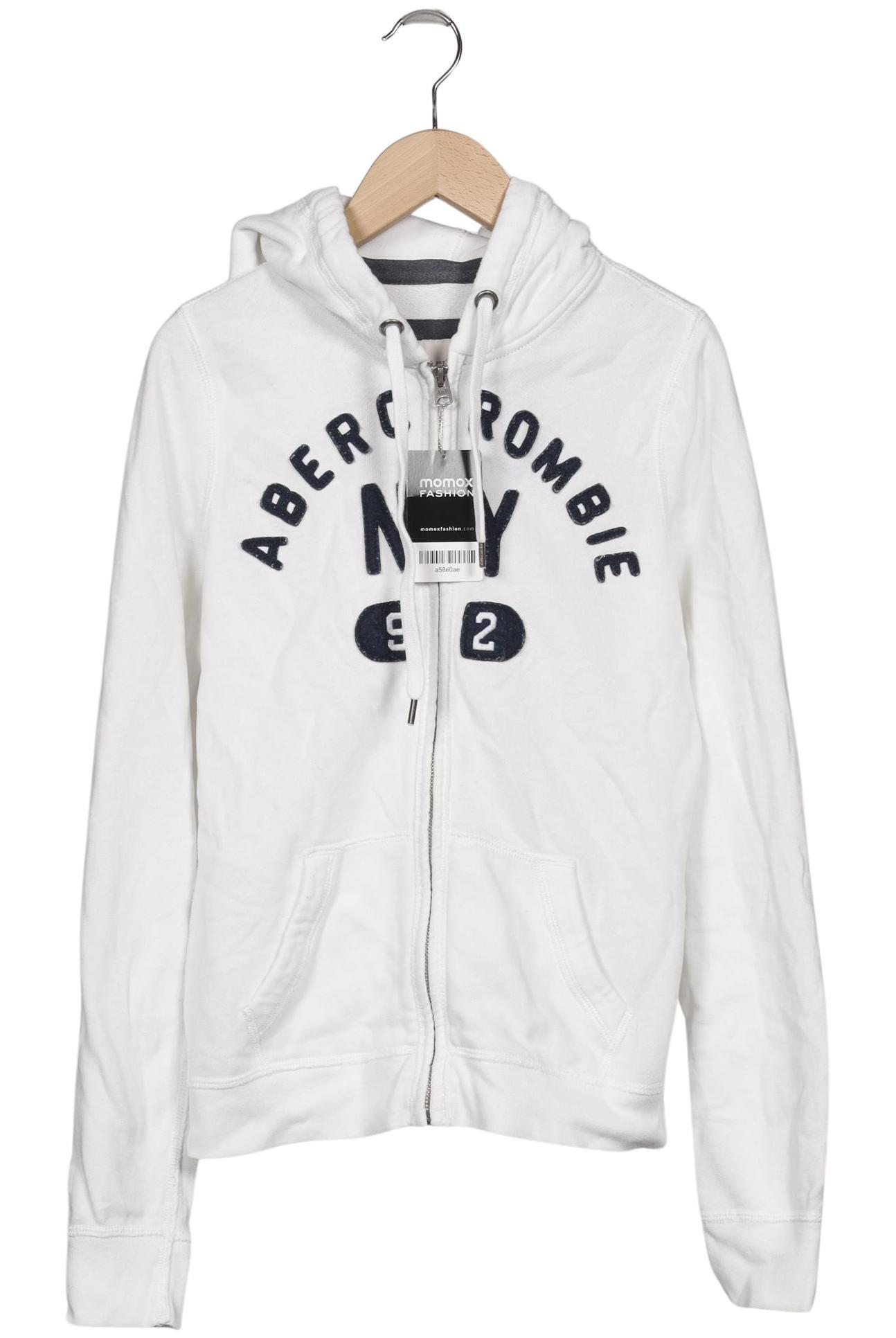 

Abercrombie & Fitch Damen Kapuzenpullover, weiß, Gr. 36