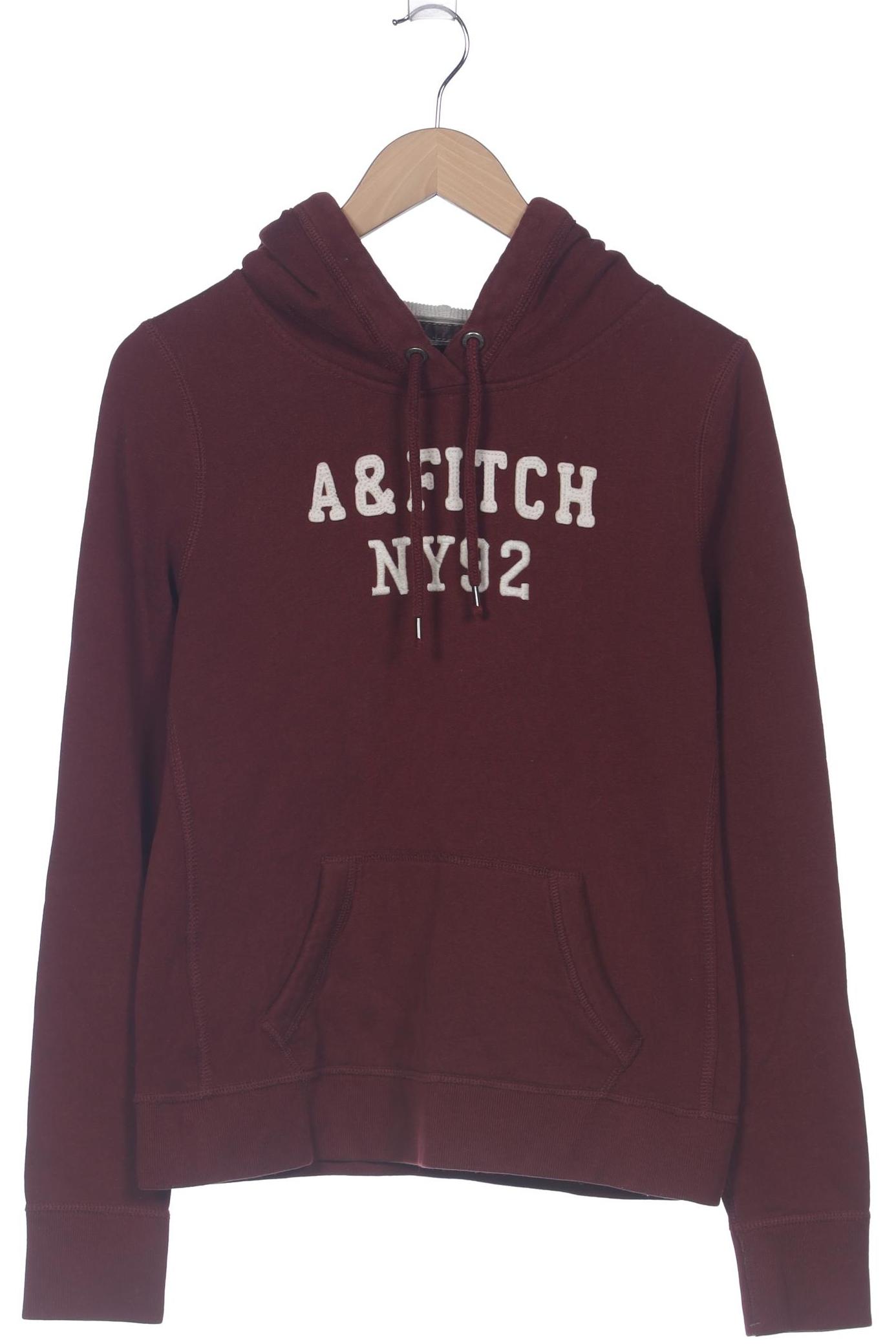 

Abercrombie & Fitch Damen Kapuzenpullover, bordeaux, Gr. 42