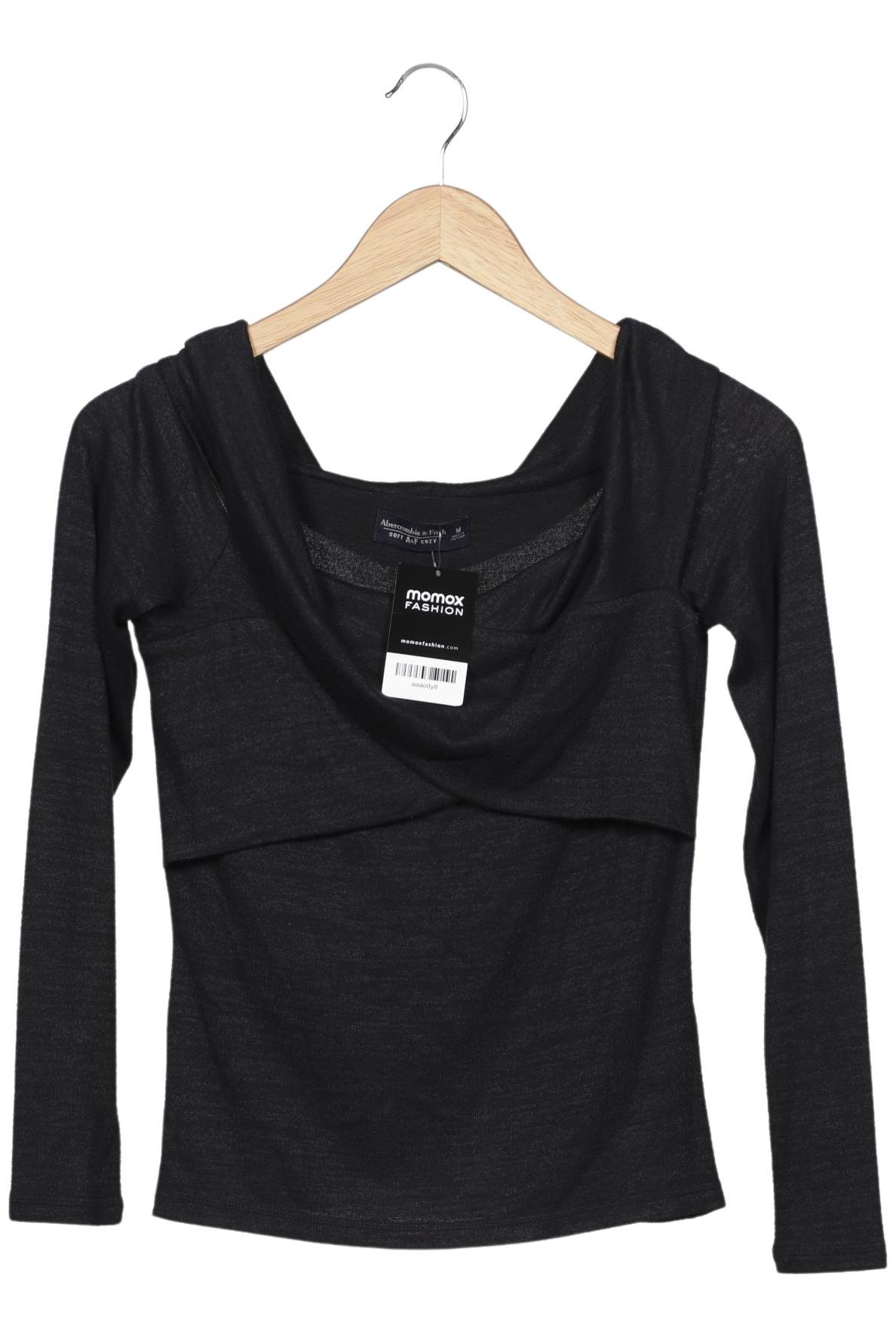 

Abercrombie & Fitch Damen Langarmshirt, grau, Gr. 38