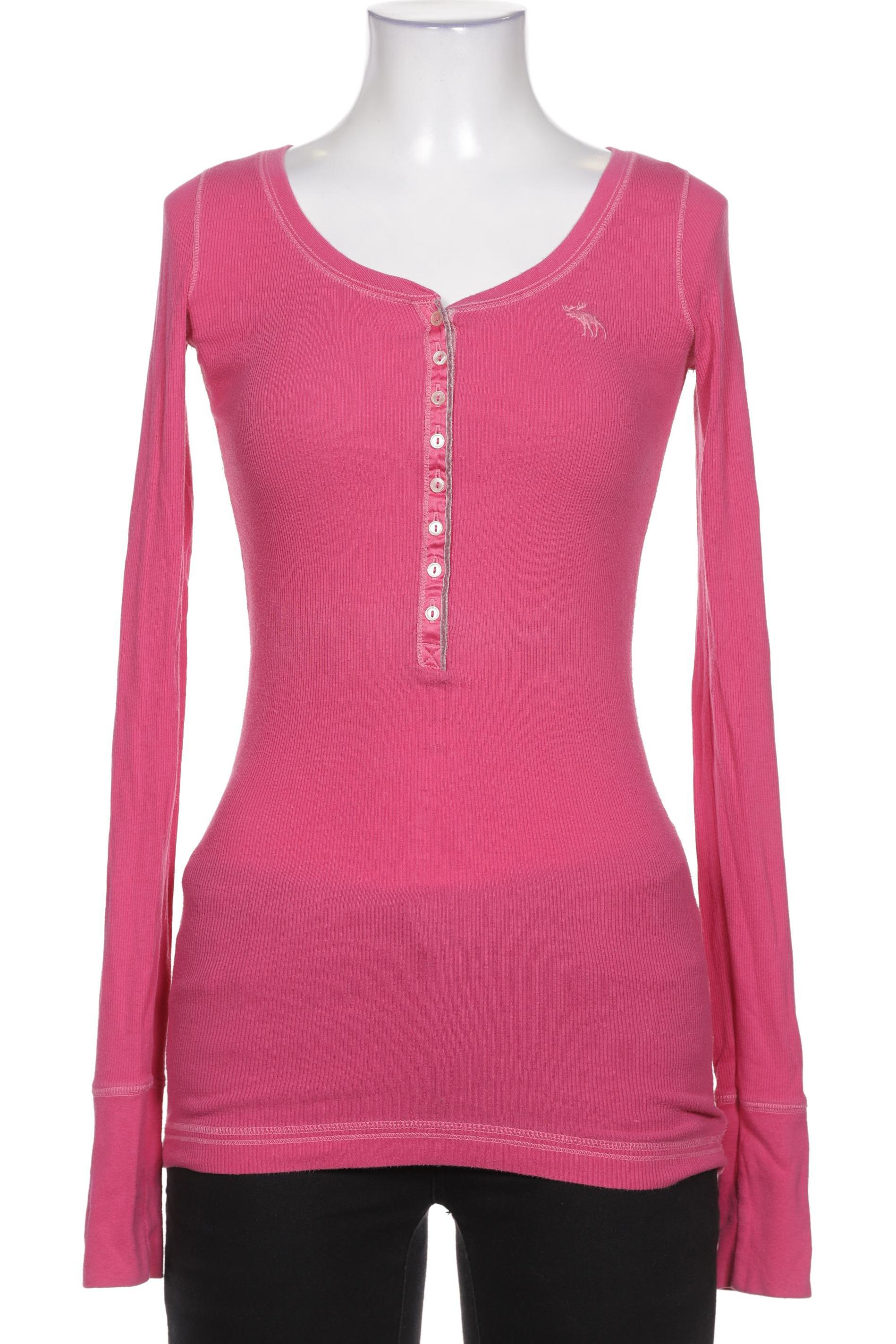 

Abercrombie & Fitch Damen Langarmshirt, pink, Gr. 36